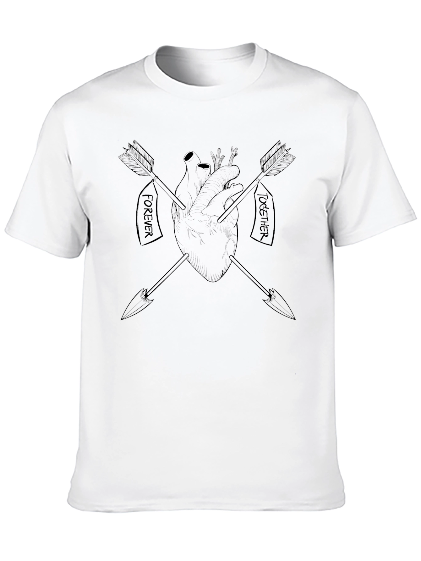 Heart & Arrows Graphic Tee - Forever Together