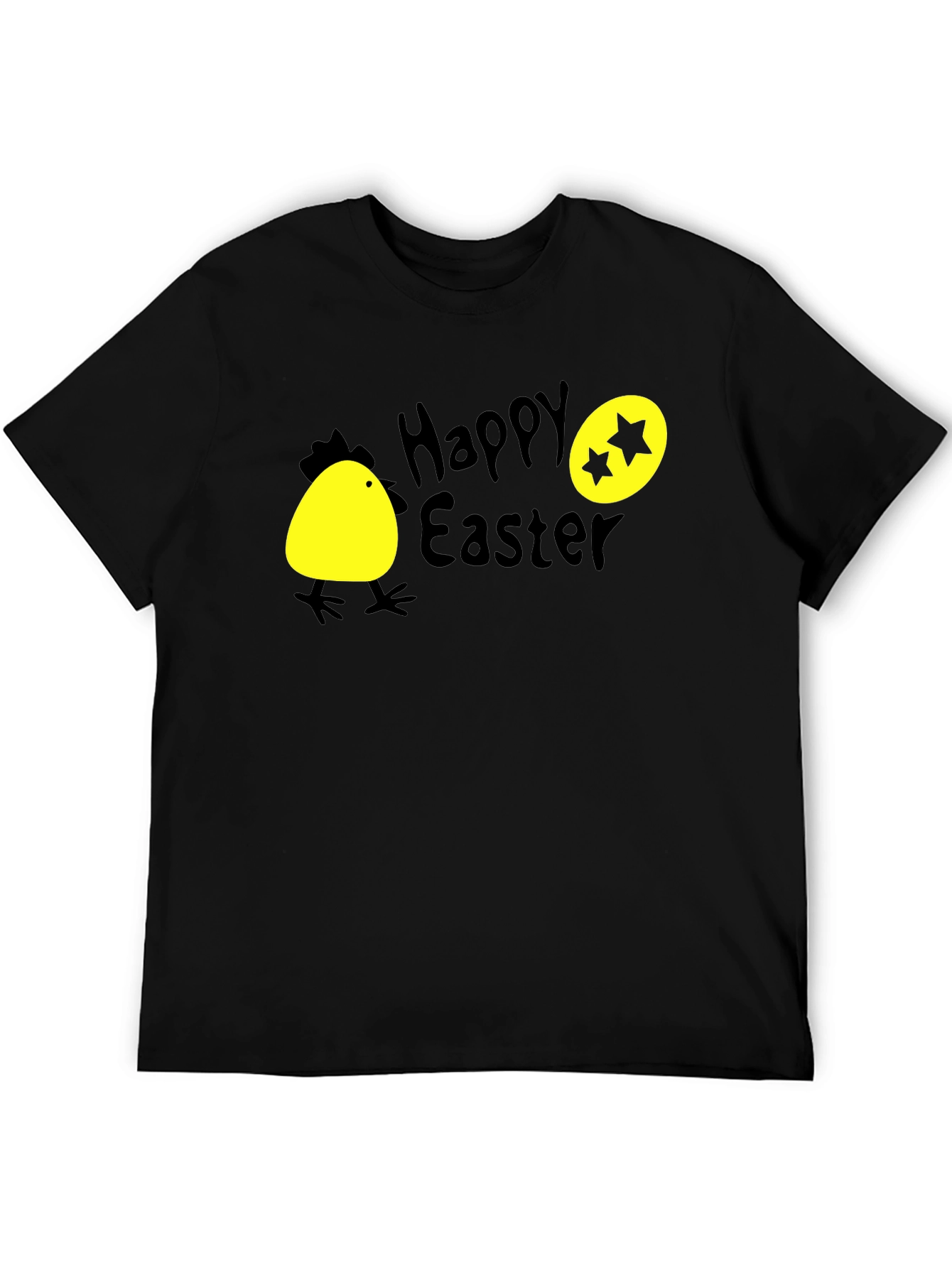 Happy Easter T-Shirt with Chick and Egg Design