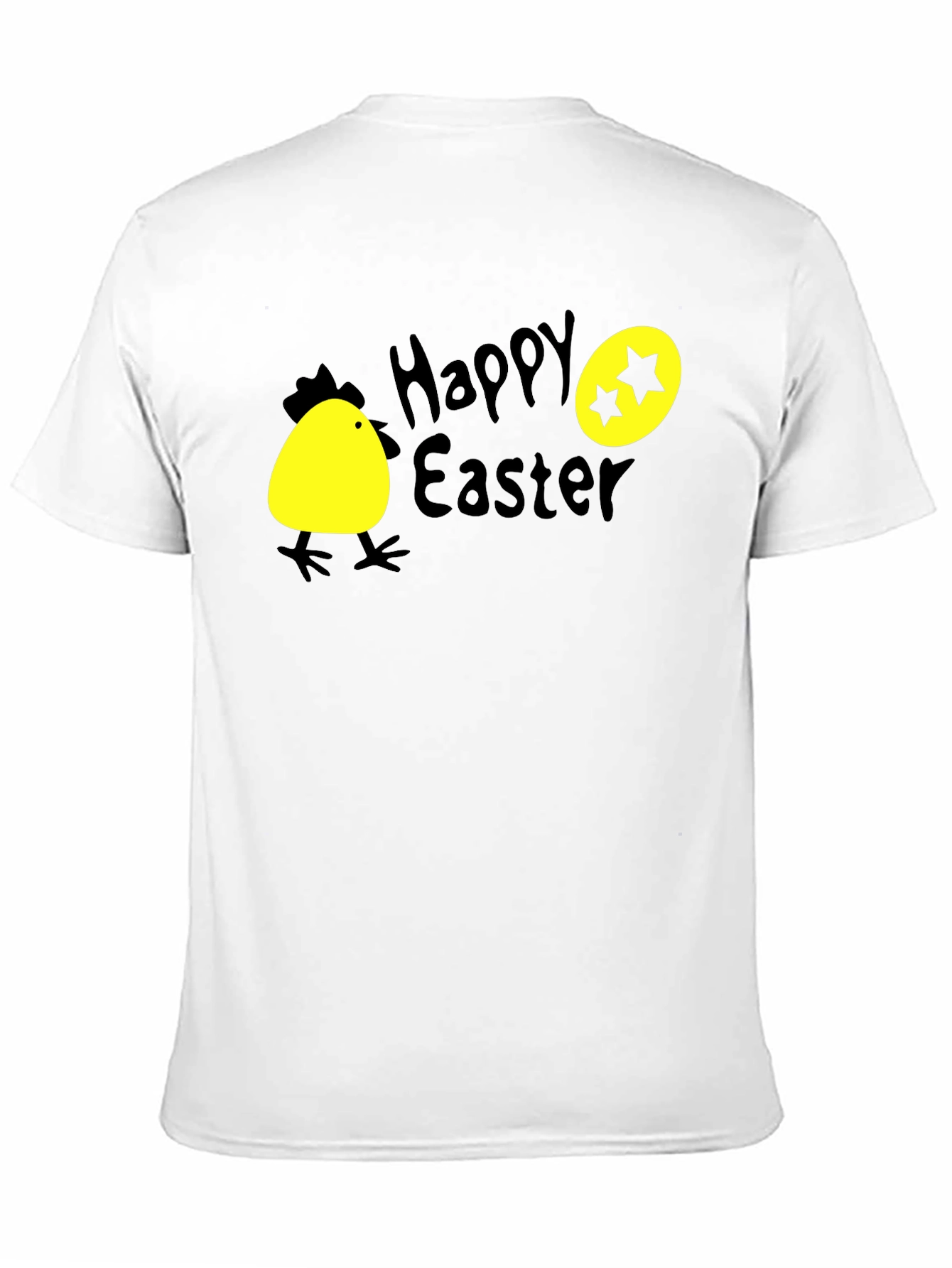 Happy Easter T-Shirt with Chick and Egg Design