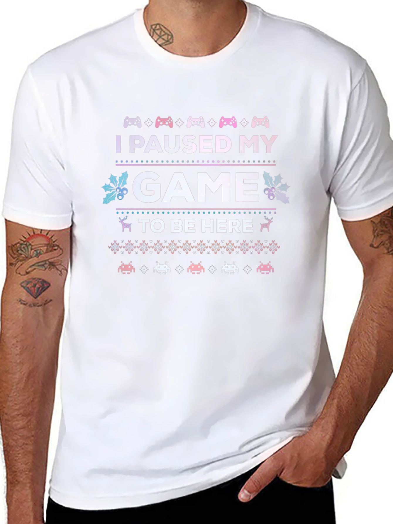 I Paused My Game To Be Here Gamer T-Shirt