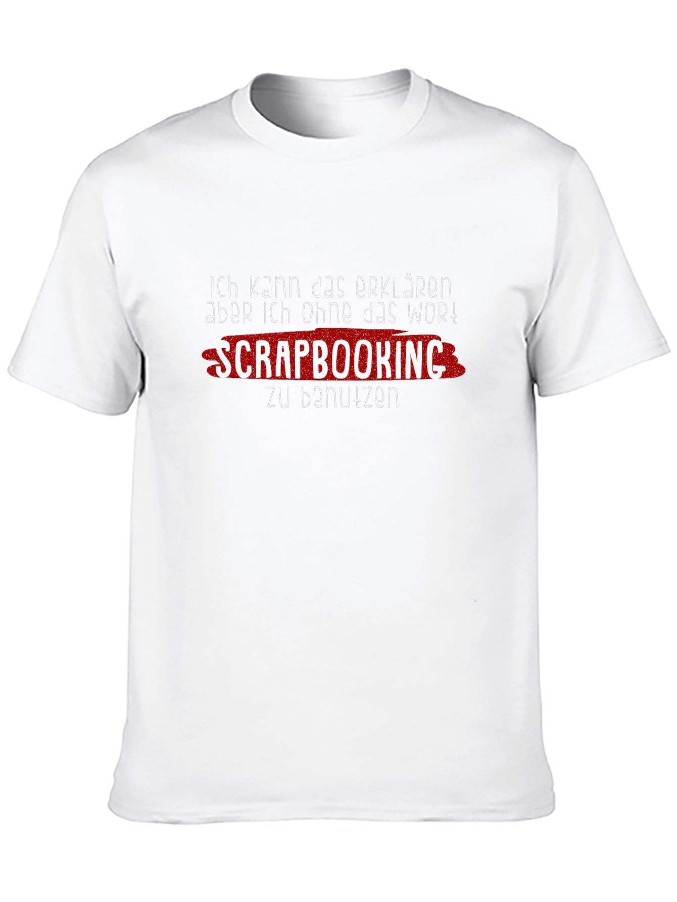 Scrapbooking T-Shirt: Ich Kann Das Erklären