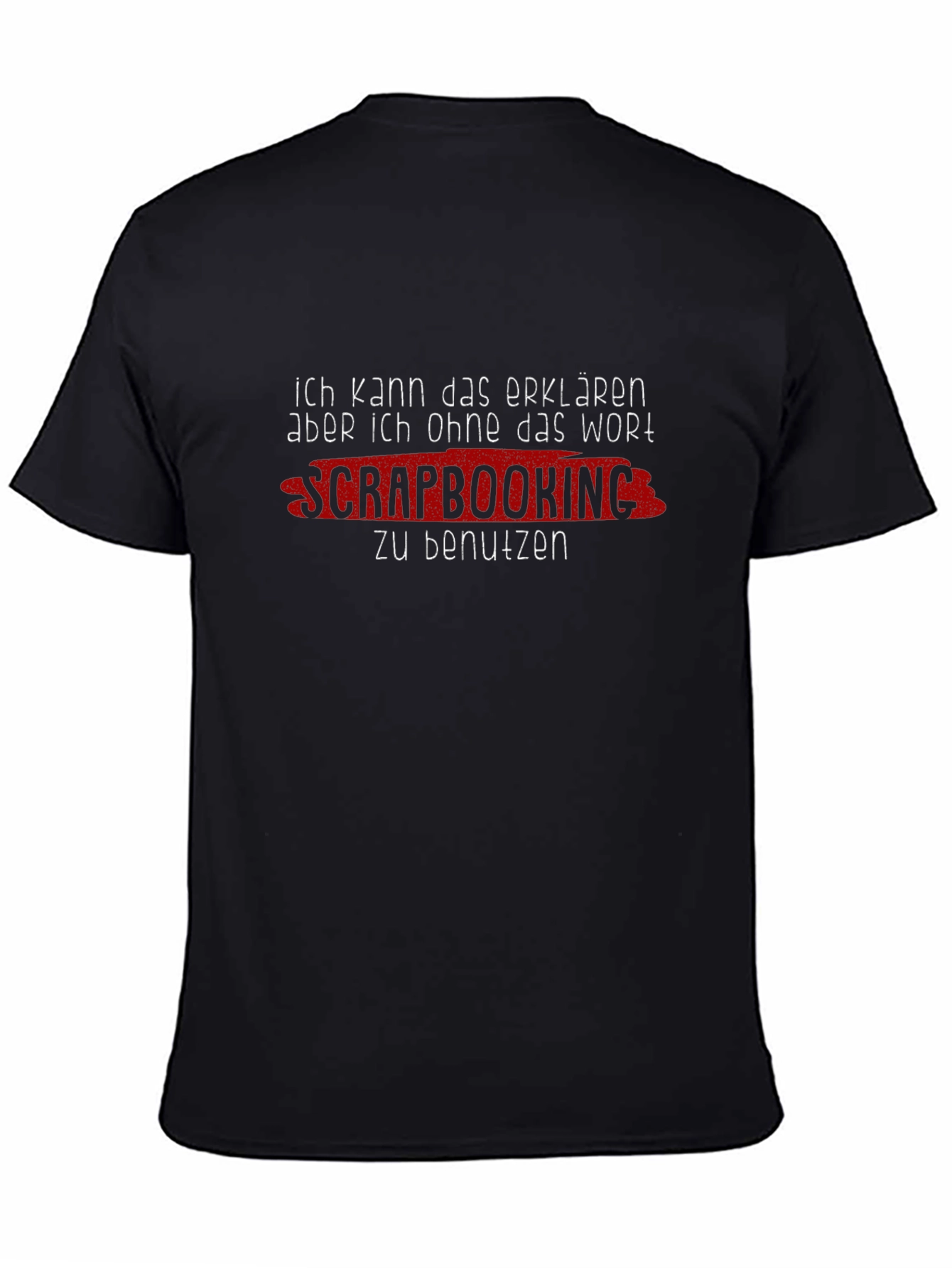 Scrapbooking T-Shirt: Ich Kann Das Erklären