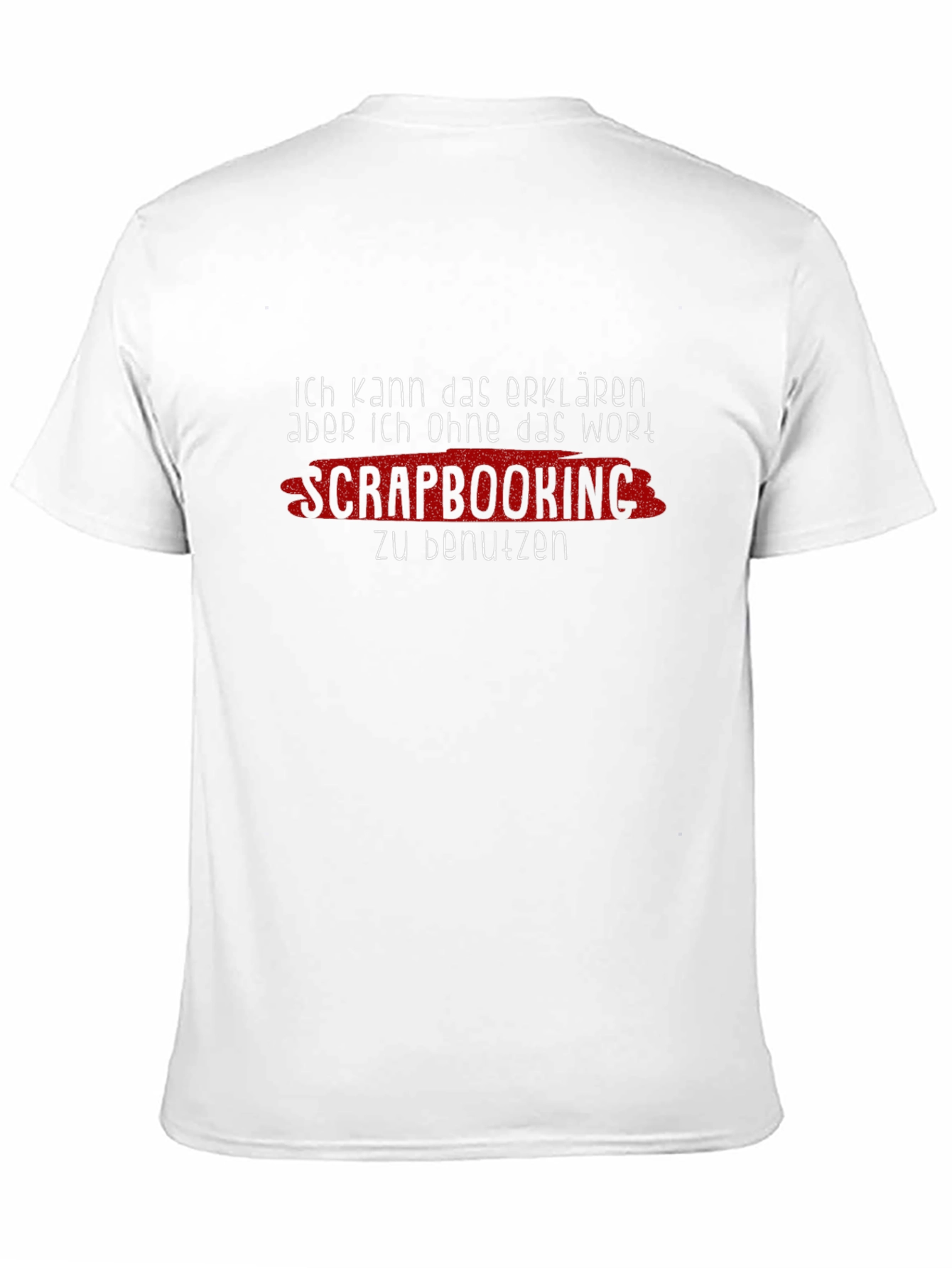 Scrapbooking T-Shirt: Ich Kann Das Erklären