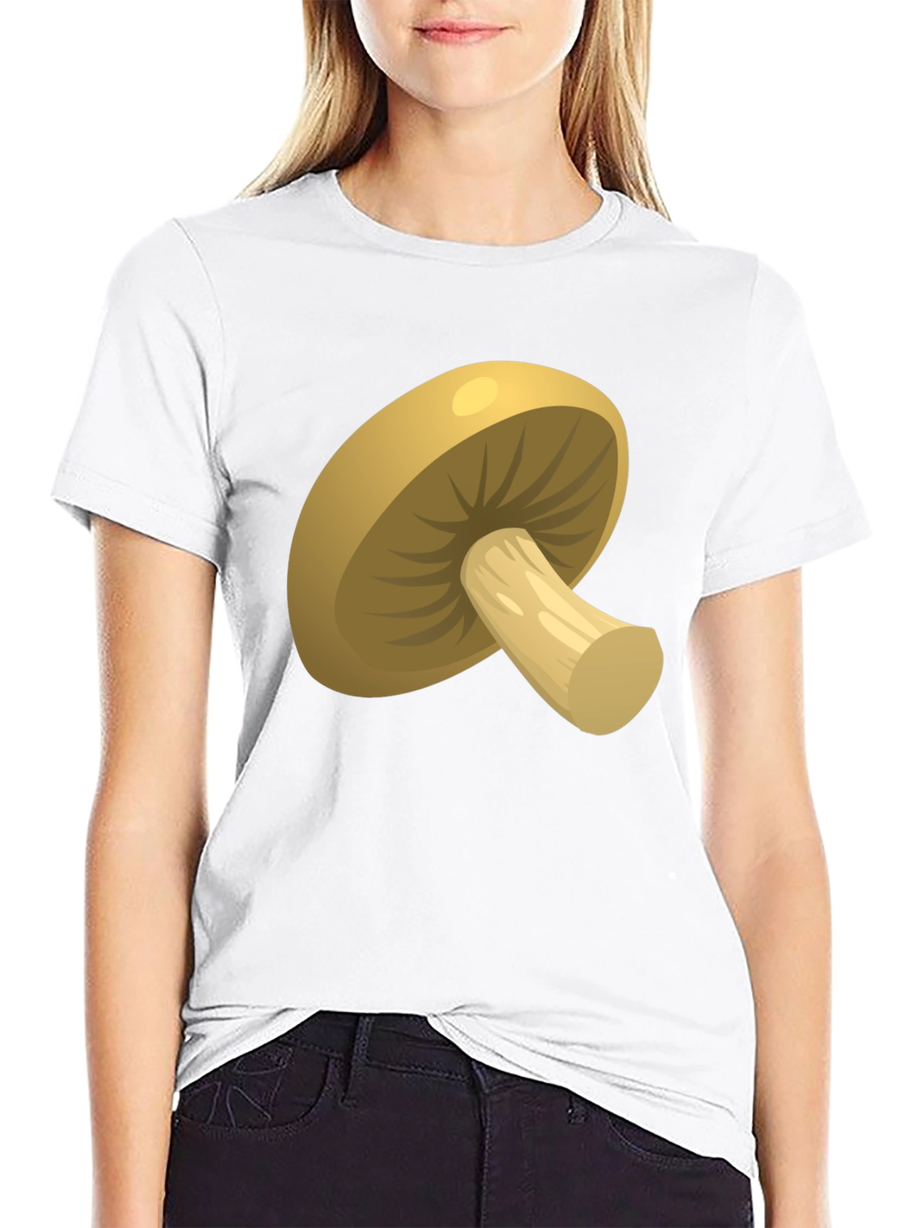 Mushroom Graphic Tee -  Unisex Cotton T-Shirt
