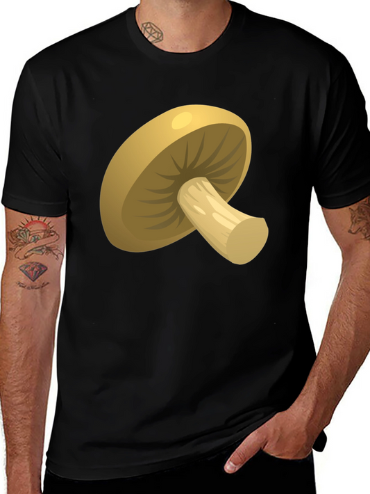 Mushroom Graphic Tee -  Unisex Cotton T-Shirt