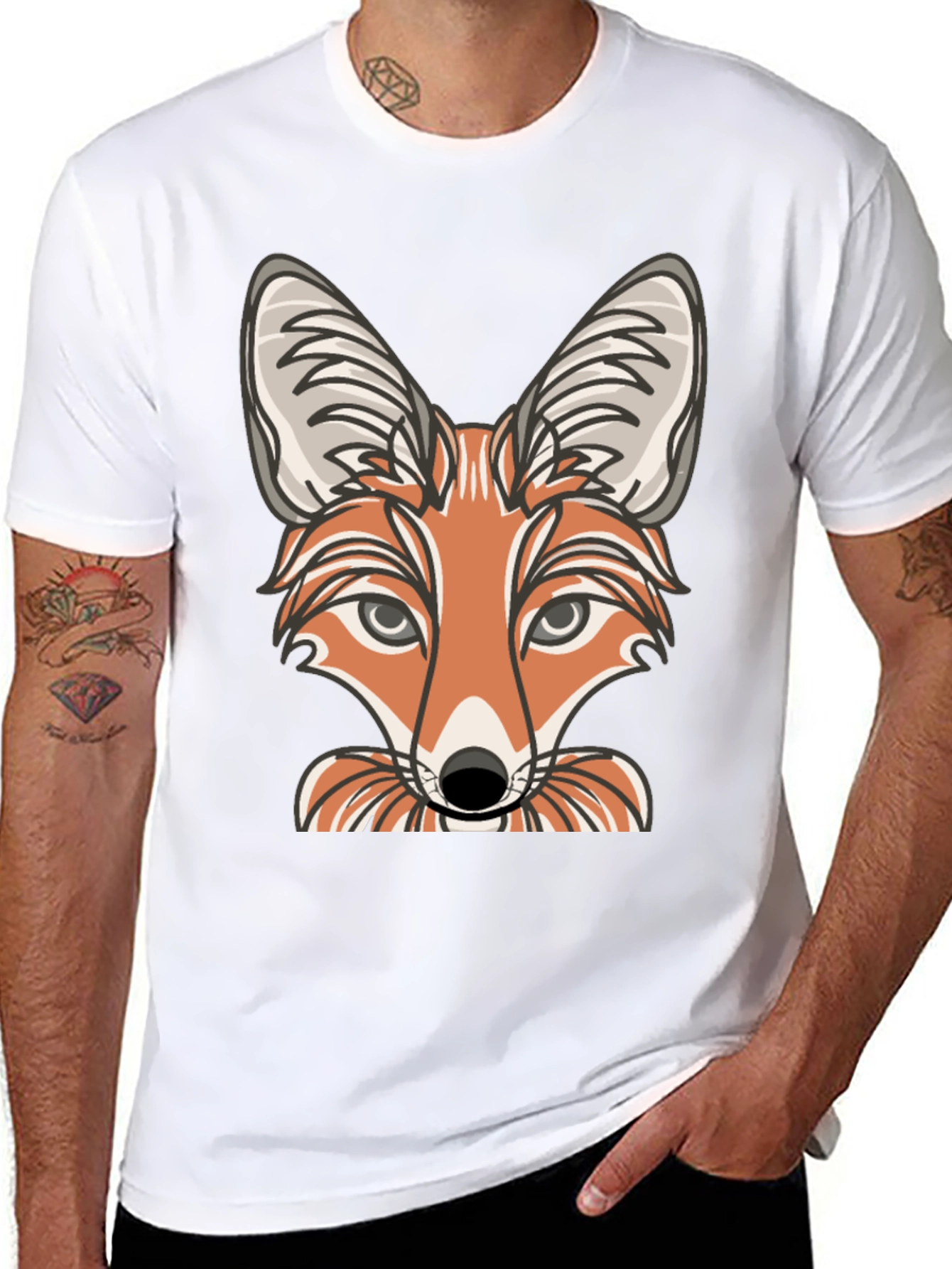 Fox Graphic Tee - Black