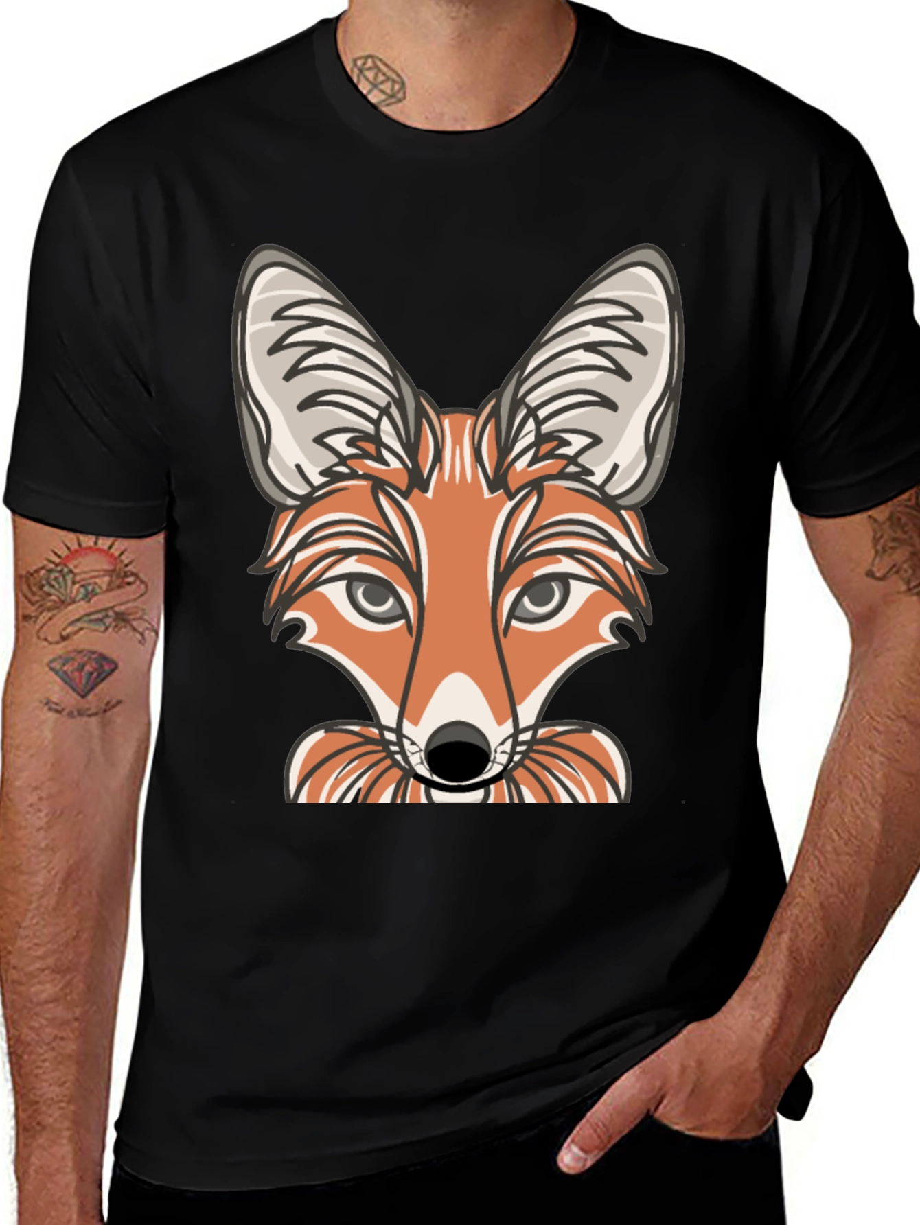 Fox Graphic Tee - Black
