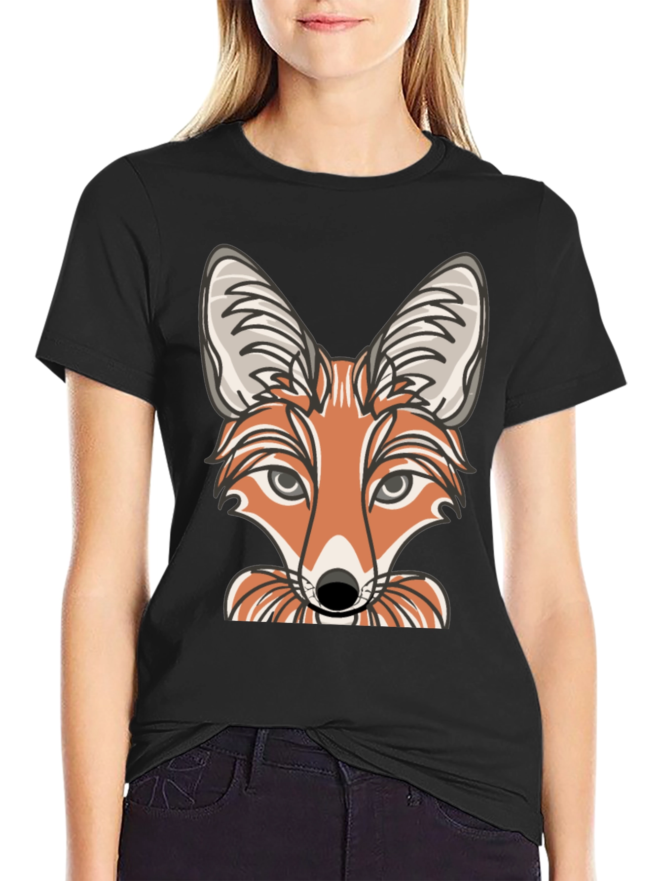 Fox Graphic Tee - Black