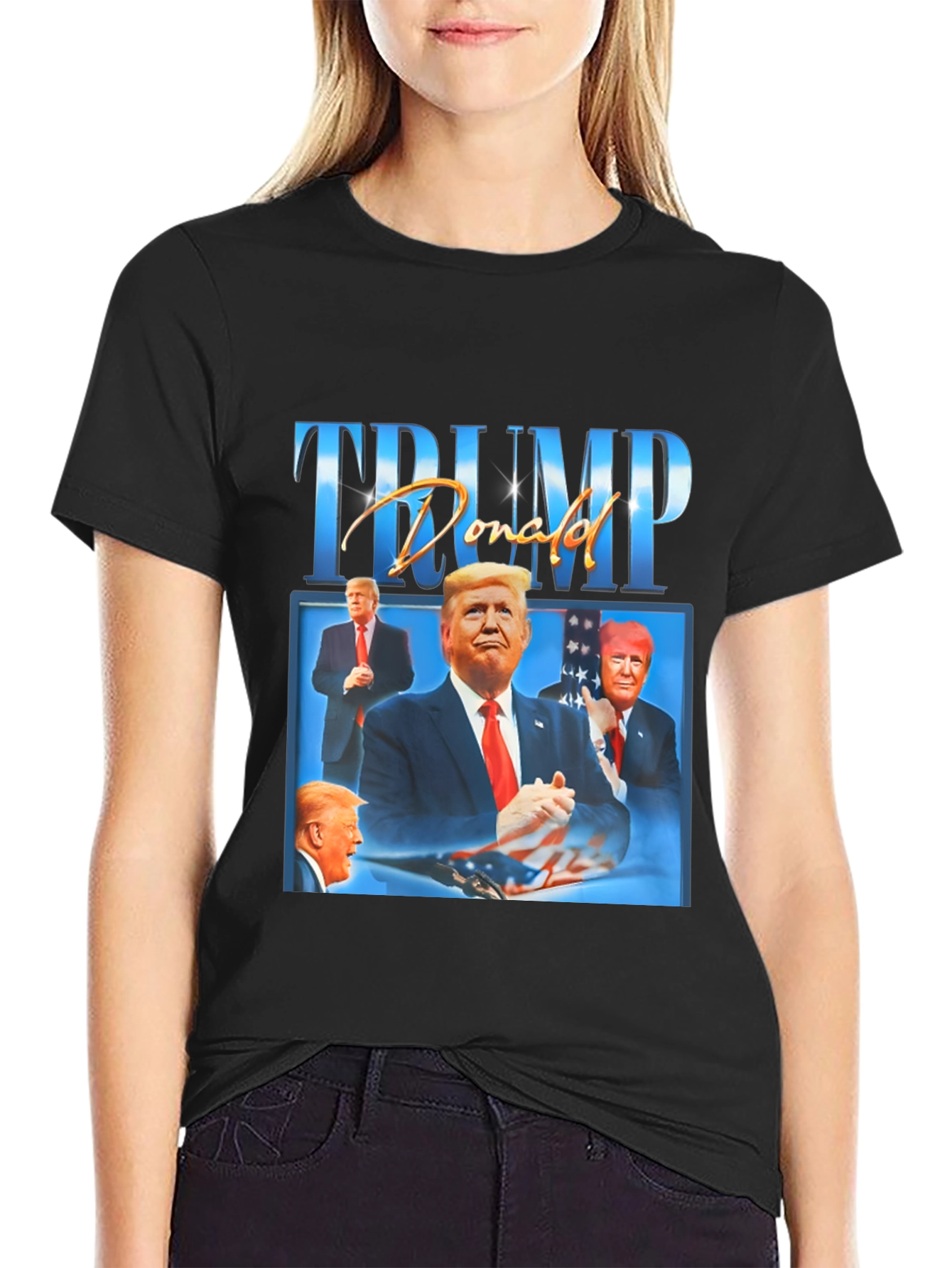 Trump Donald Graphic T-Shirt - Black