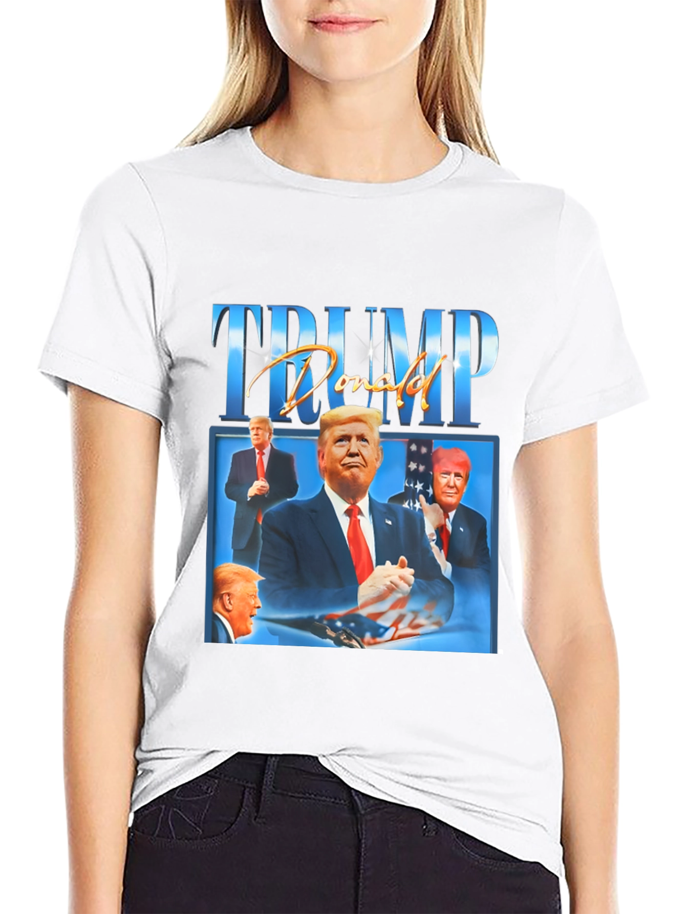 Trump Donald Graphic T-Shirt - Black