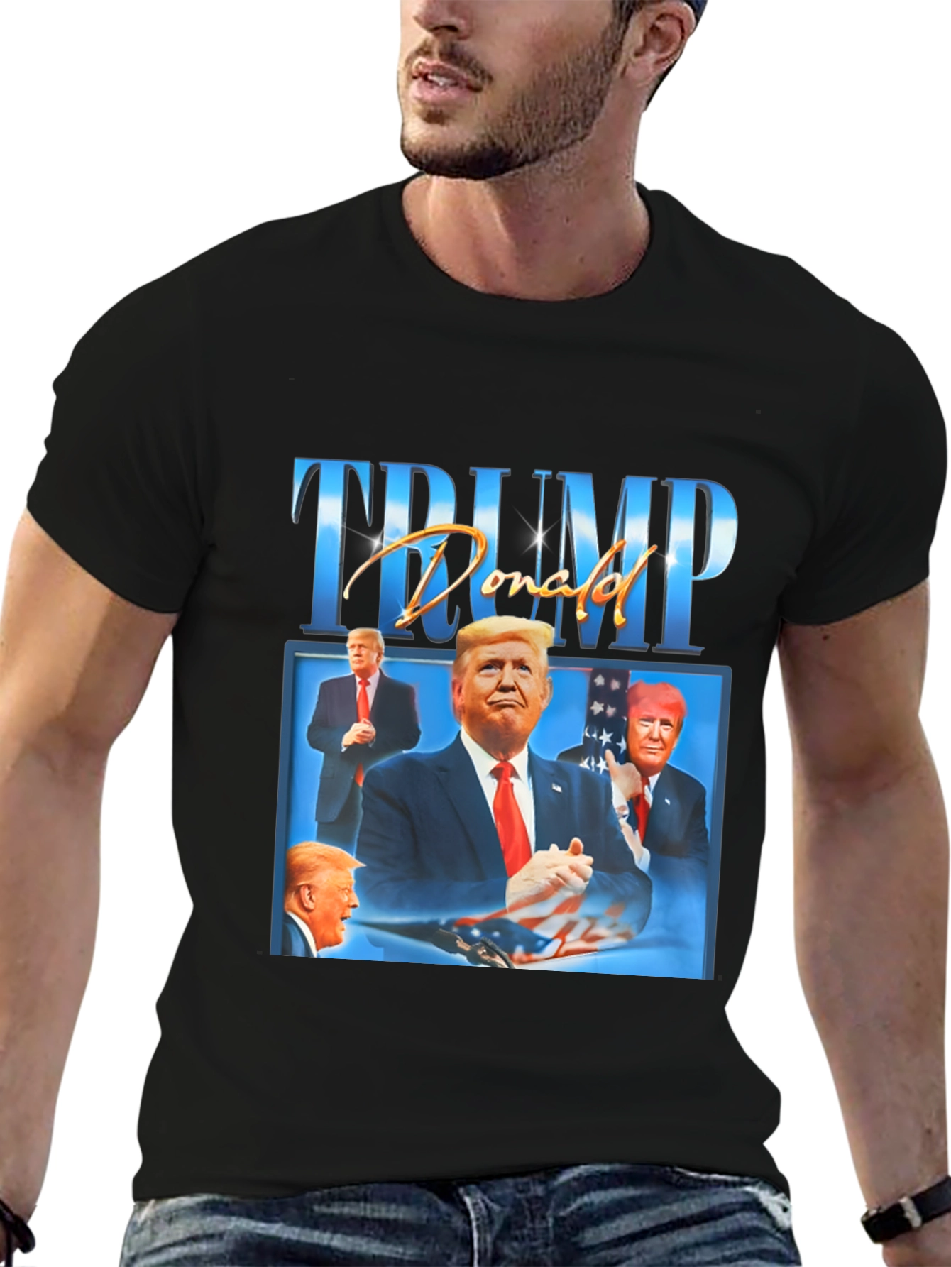 Trump Donald Graphic T-Shirt - Black