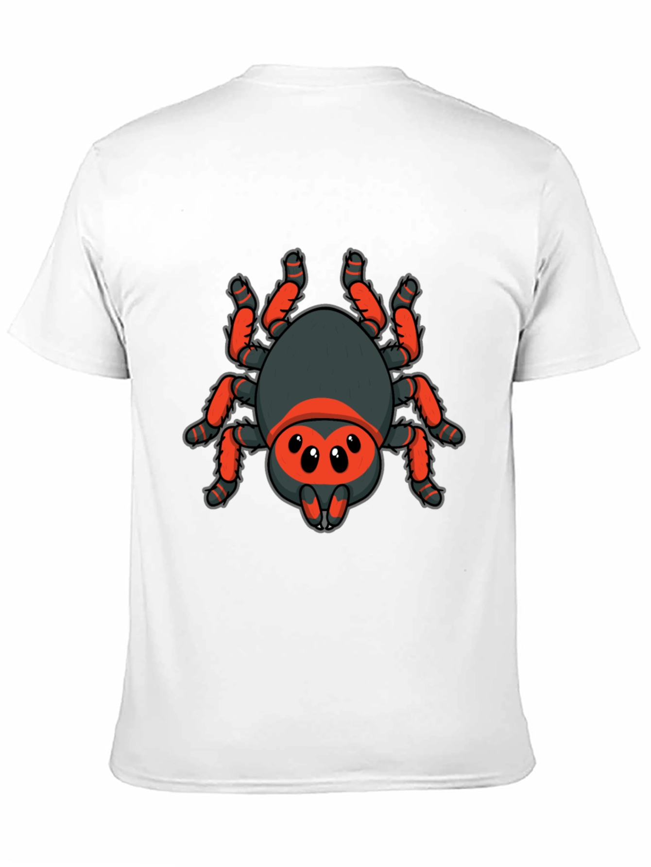 Cartoon Spider Graphic Black T-Shirt