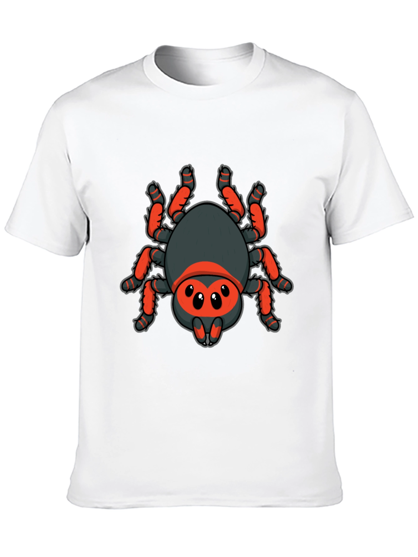 Cartoon Spider Graphic Black T-Shirt