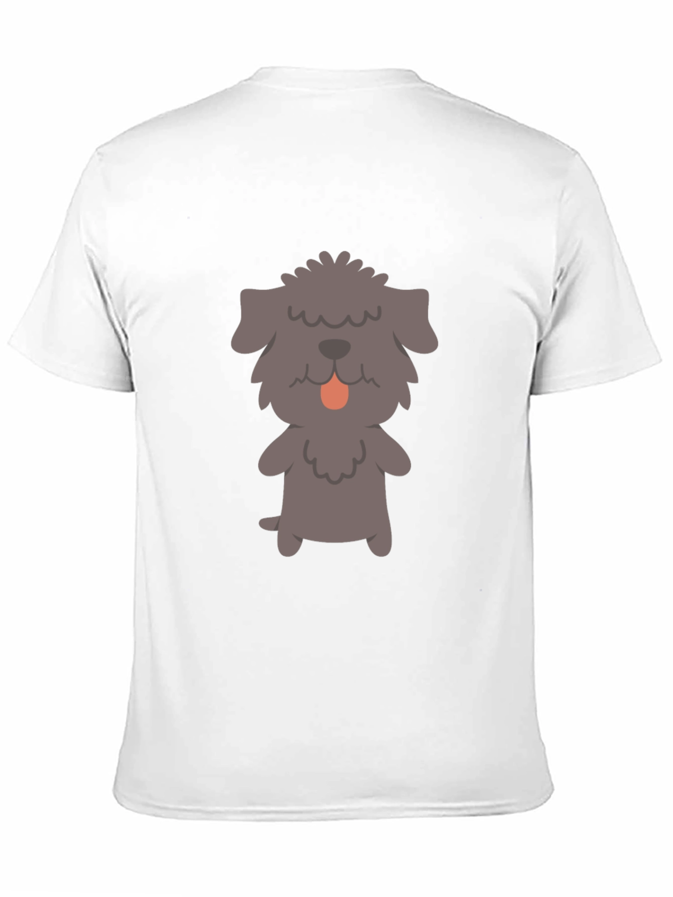 Dog Graphic T-Shirt - Black Cotton Tee