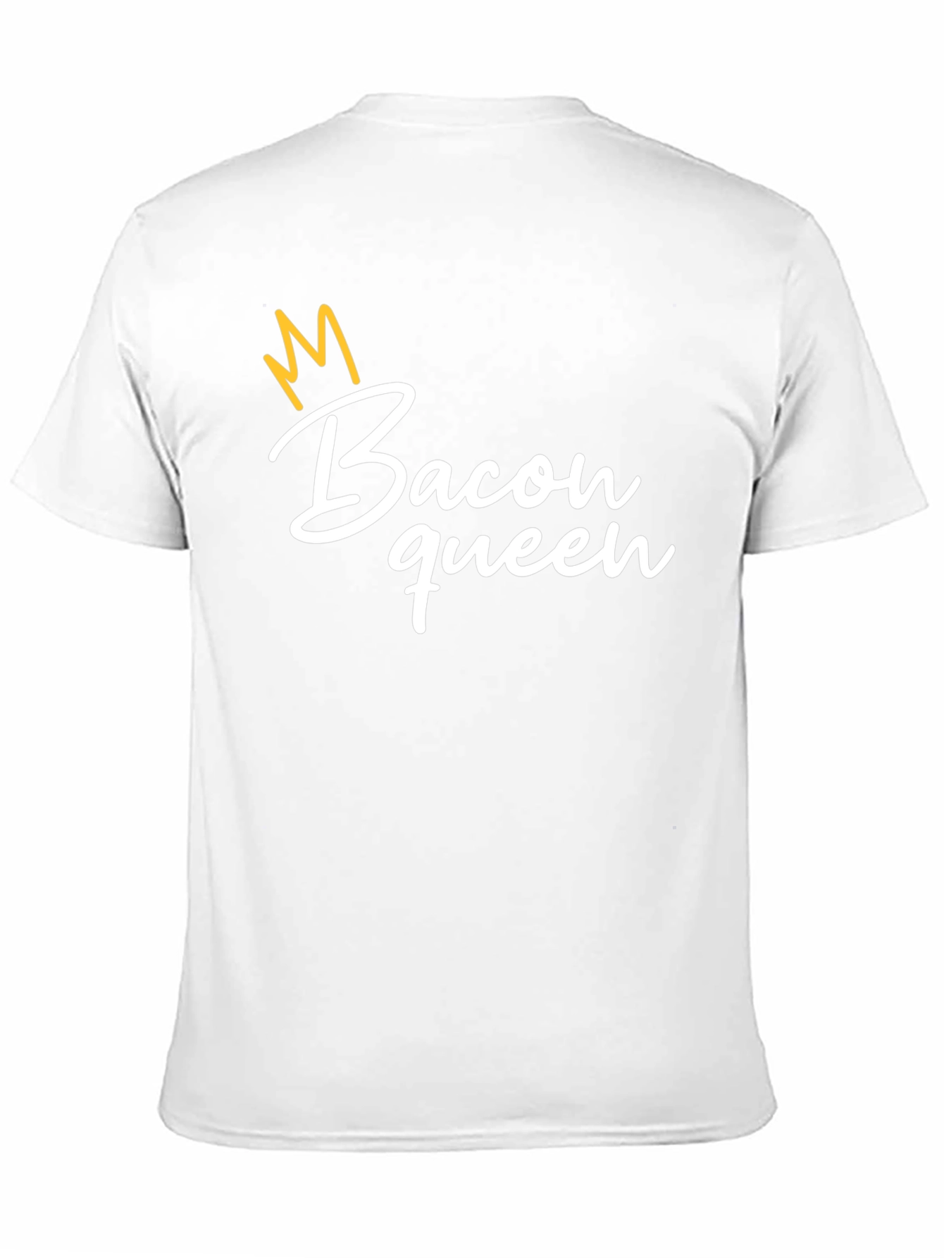 Bacon Queen Graphic T-Shirt - Black
