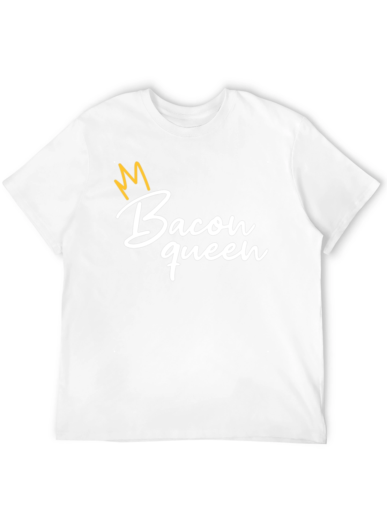 Bacon Queen Graphic T-Shirt - Black