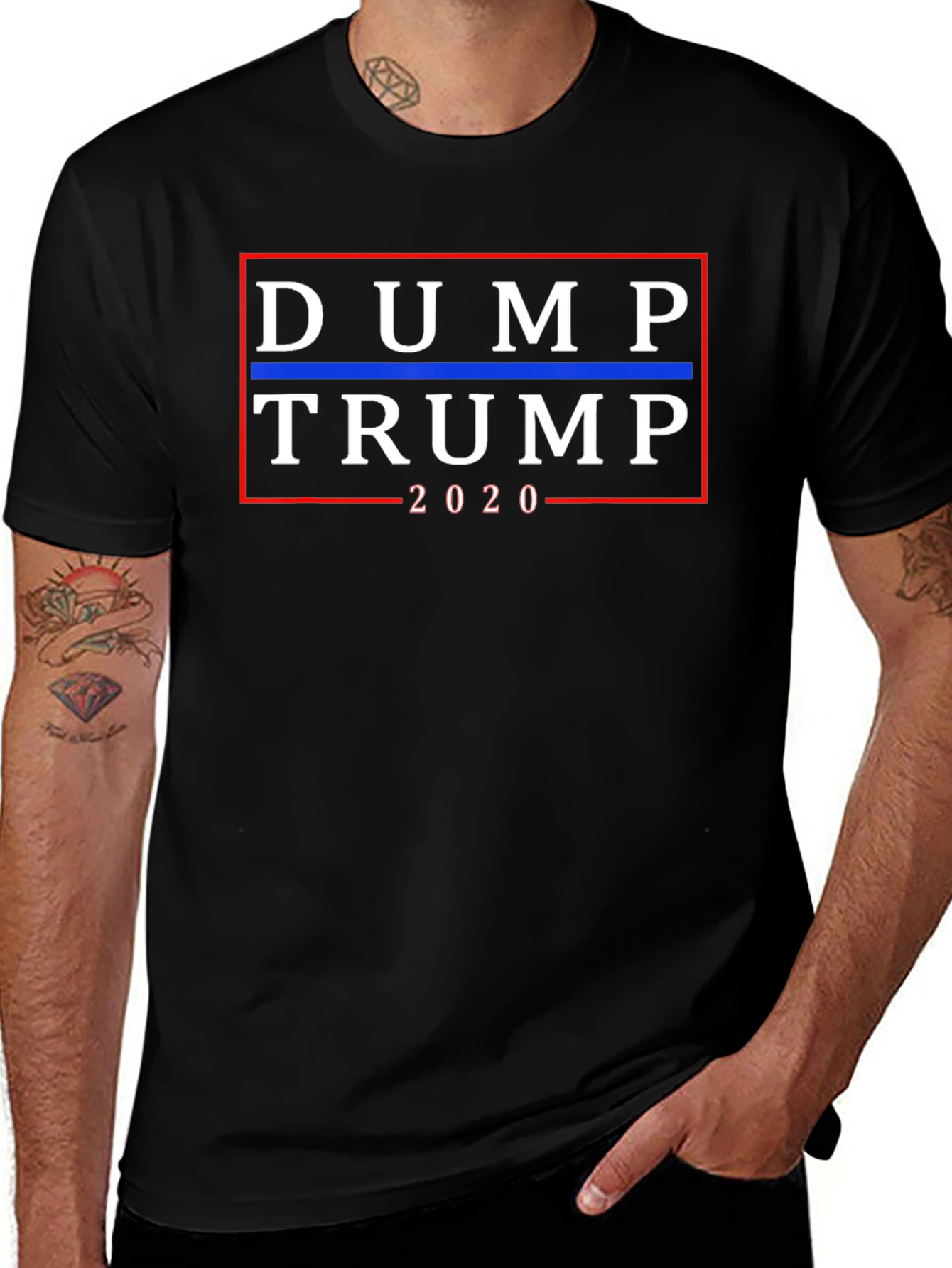 Dump Trump 2020 T-Shirt Political Slogan Tee