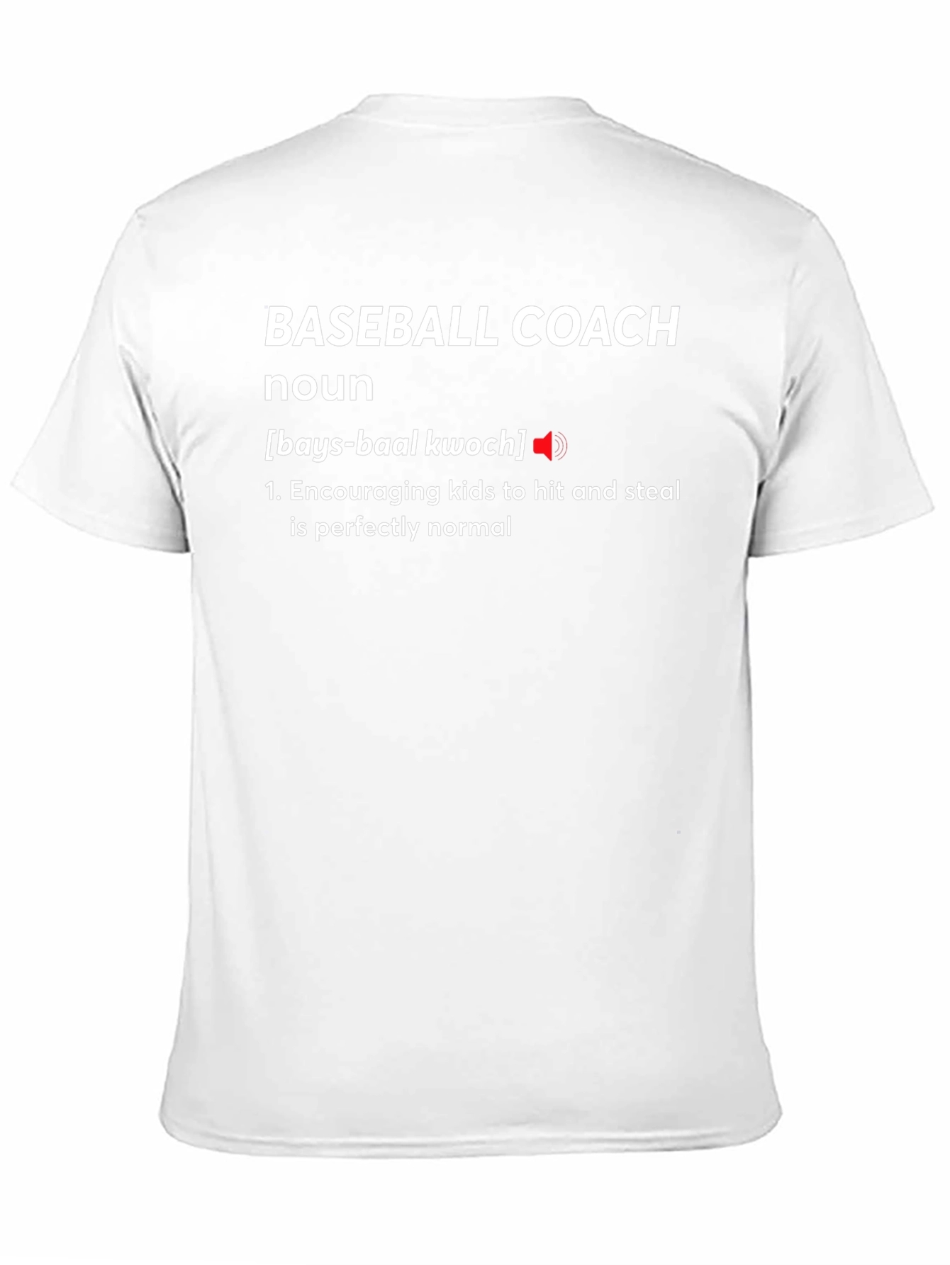 Baseball Coach Definition T-Shirt