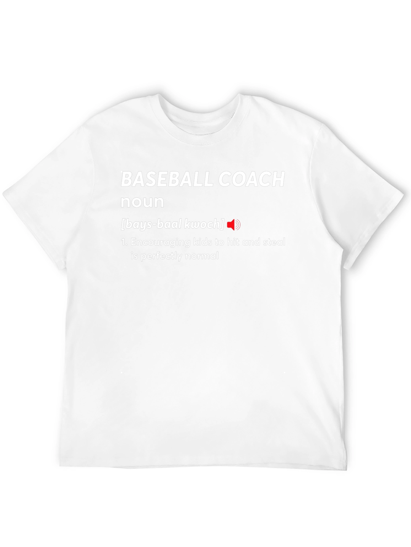 Baseball Coach Definition T-Shirt
