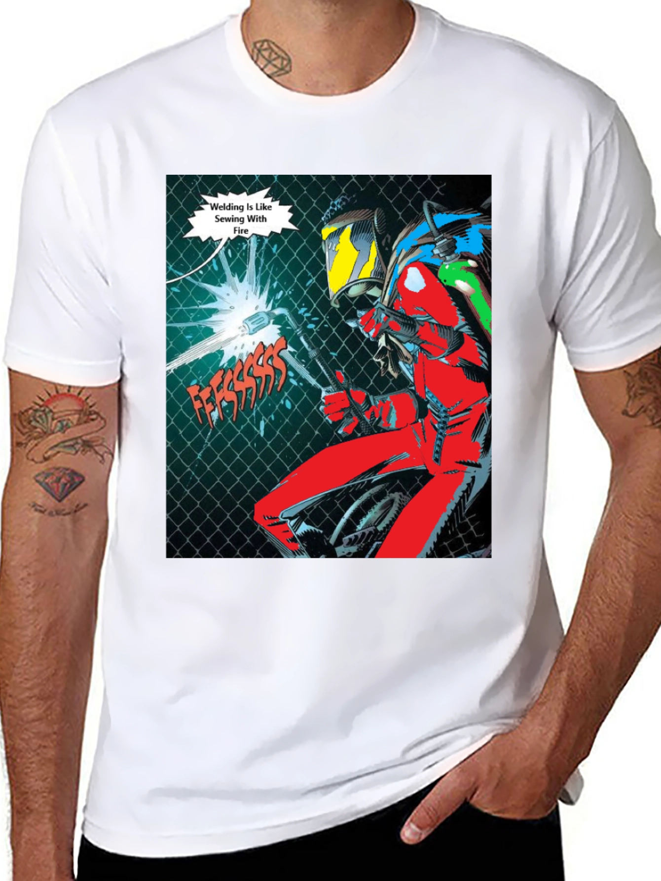 Welding is Like Sewing T-Shirt