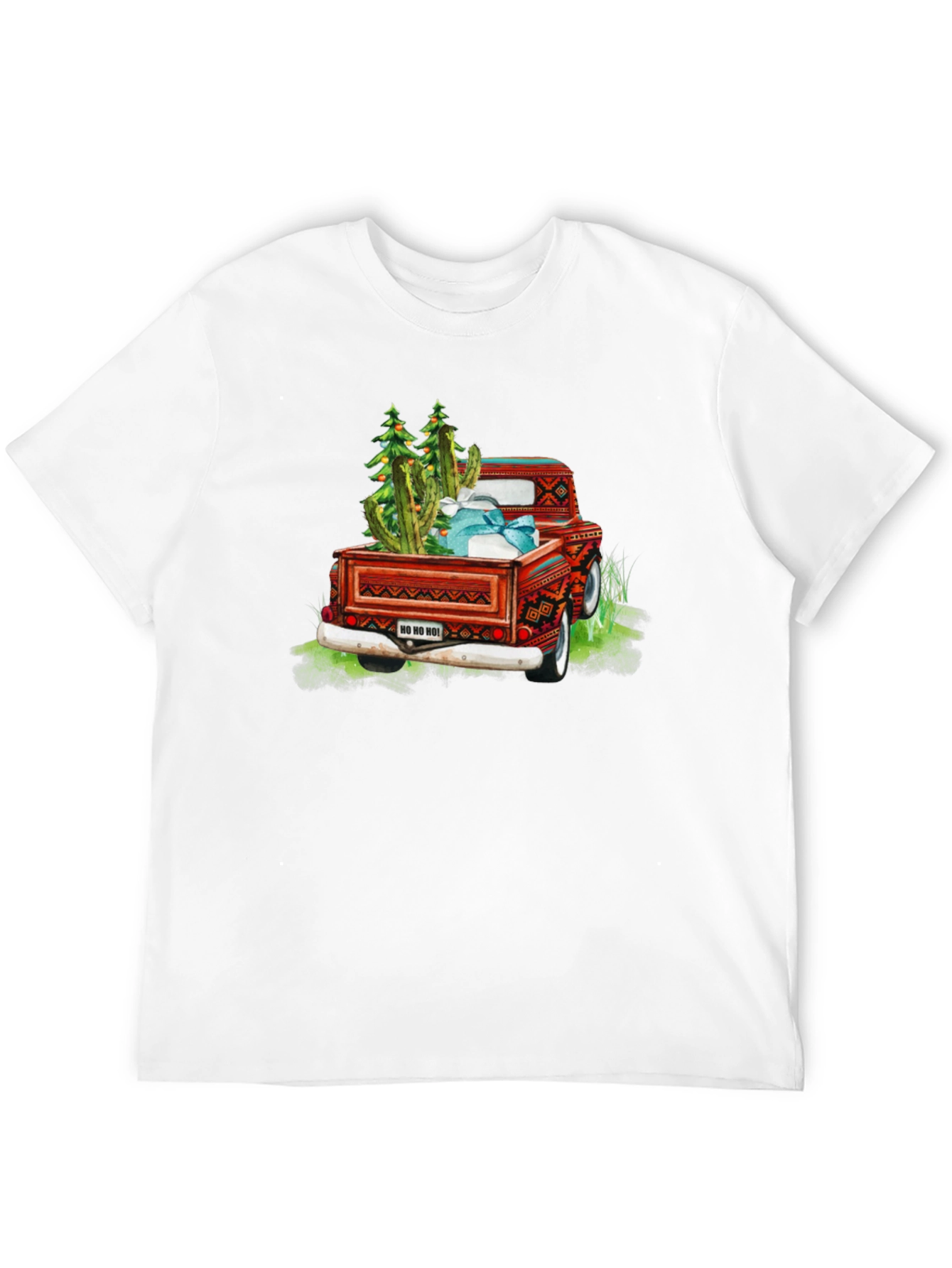 Christmas Cactus Truck T-Shirt