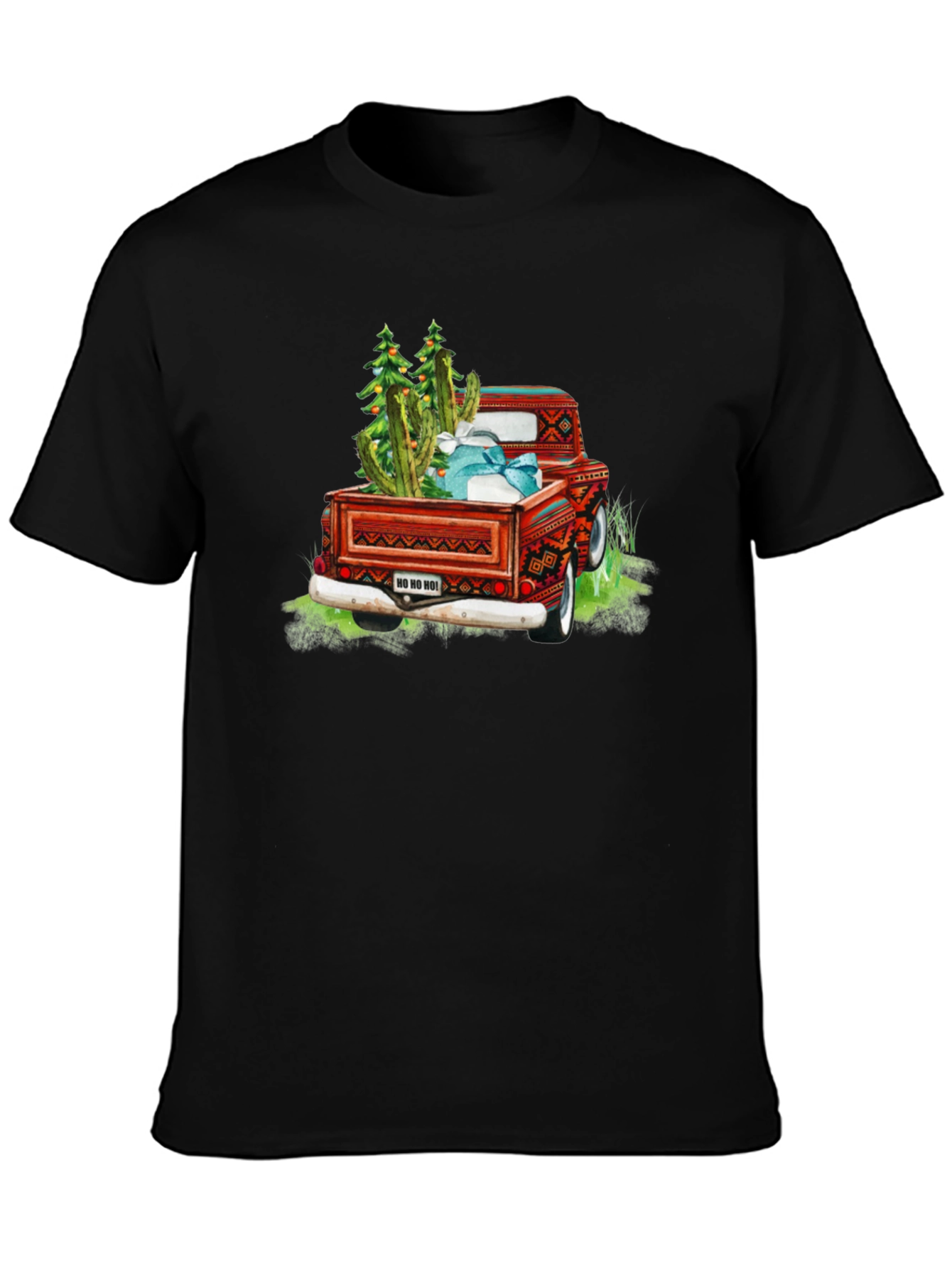 Christmas Cactus Truck T-Shirt