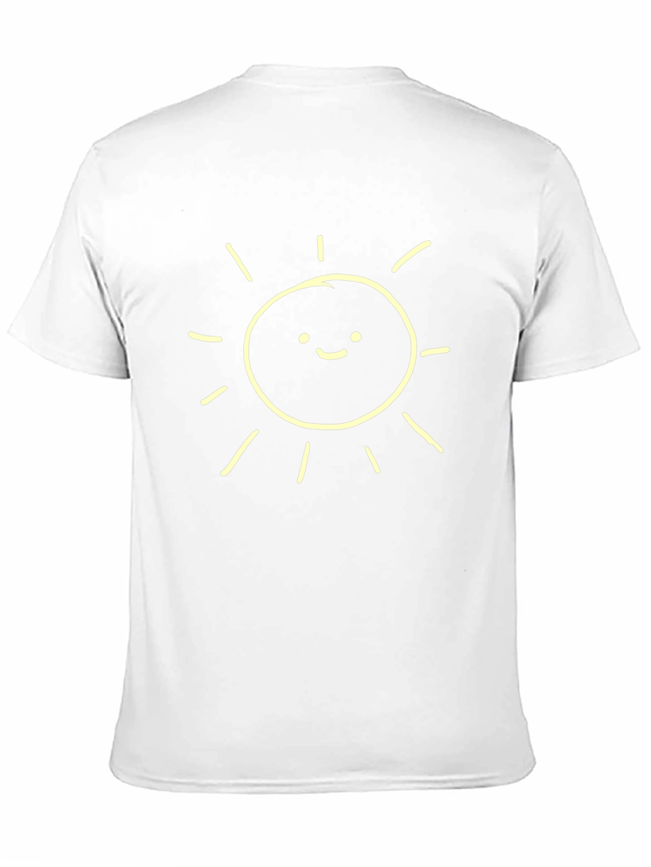Happy Sunshine Graphic Tee - Classic Black Cotton T-Shirt