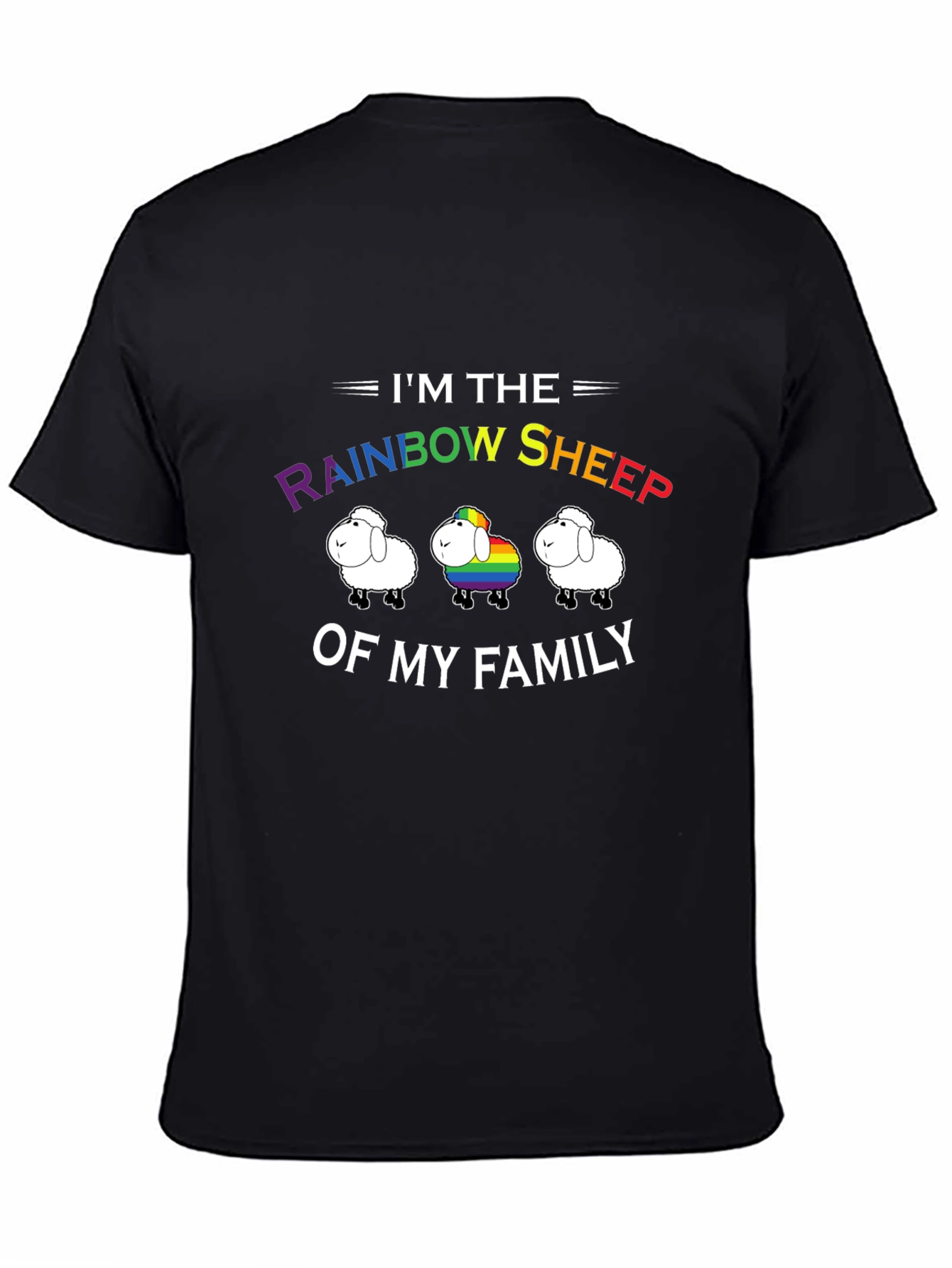 Rainbow Sheep LGBT Pride T-Shirt