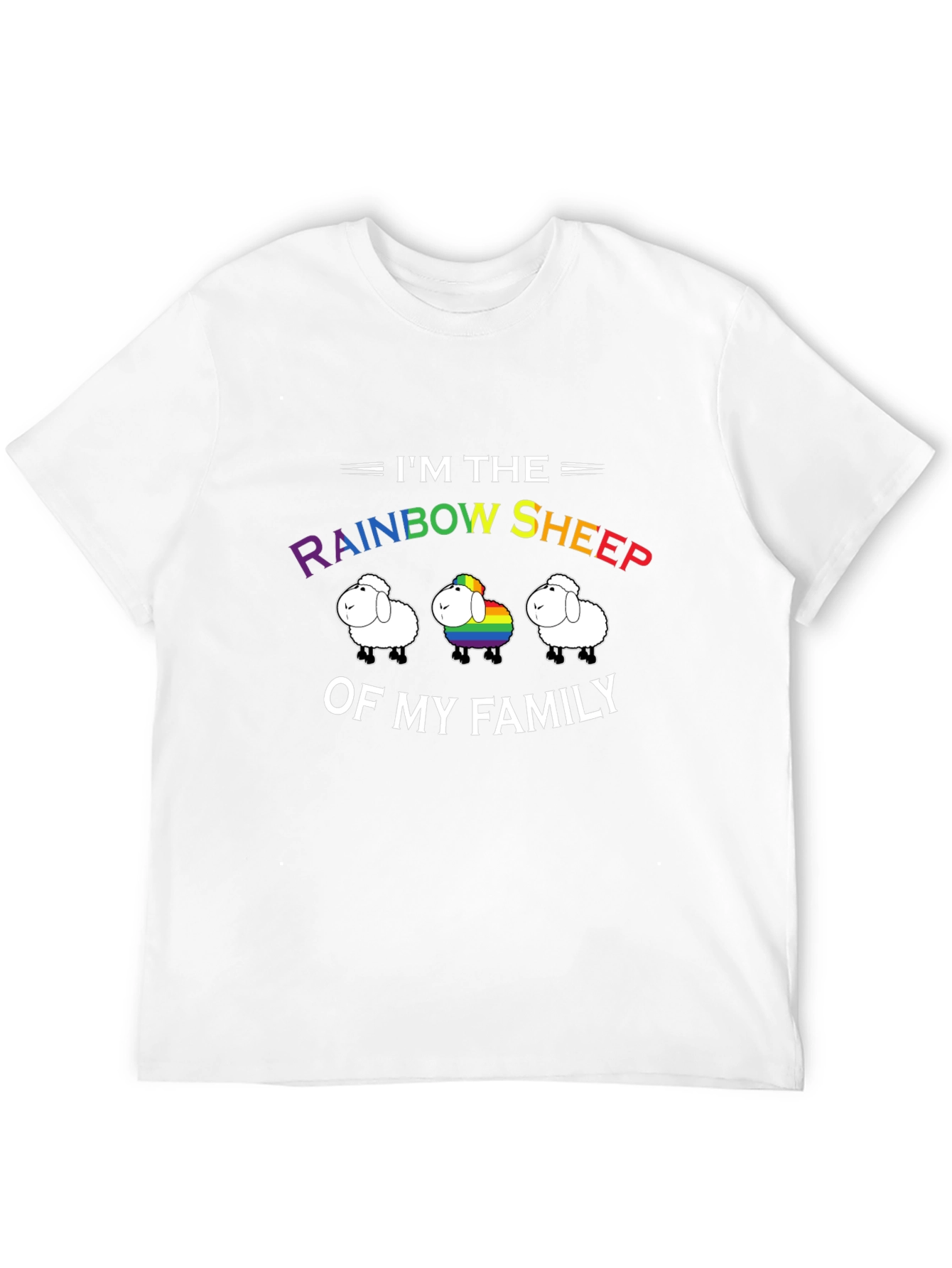 Rainbow Sheep LGBT Pride T-Shirt