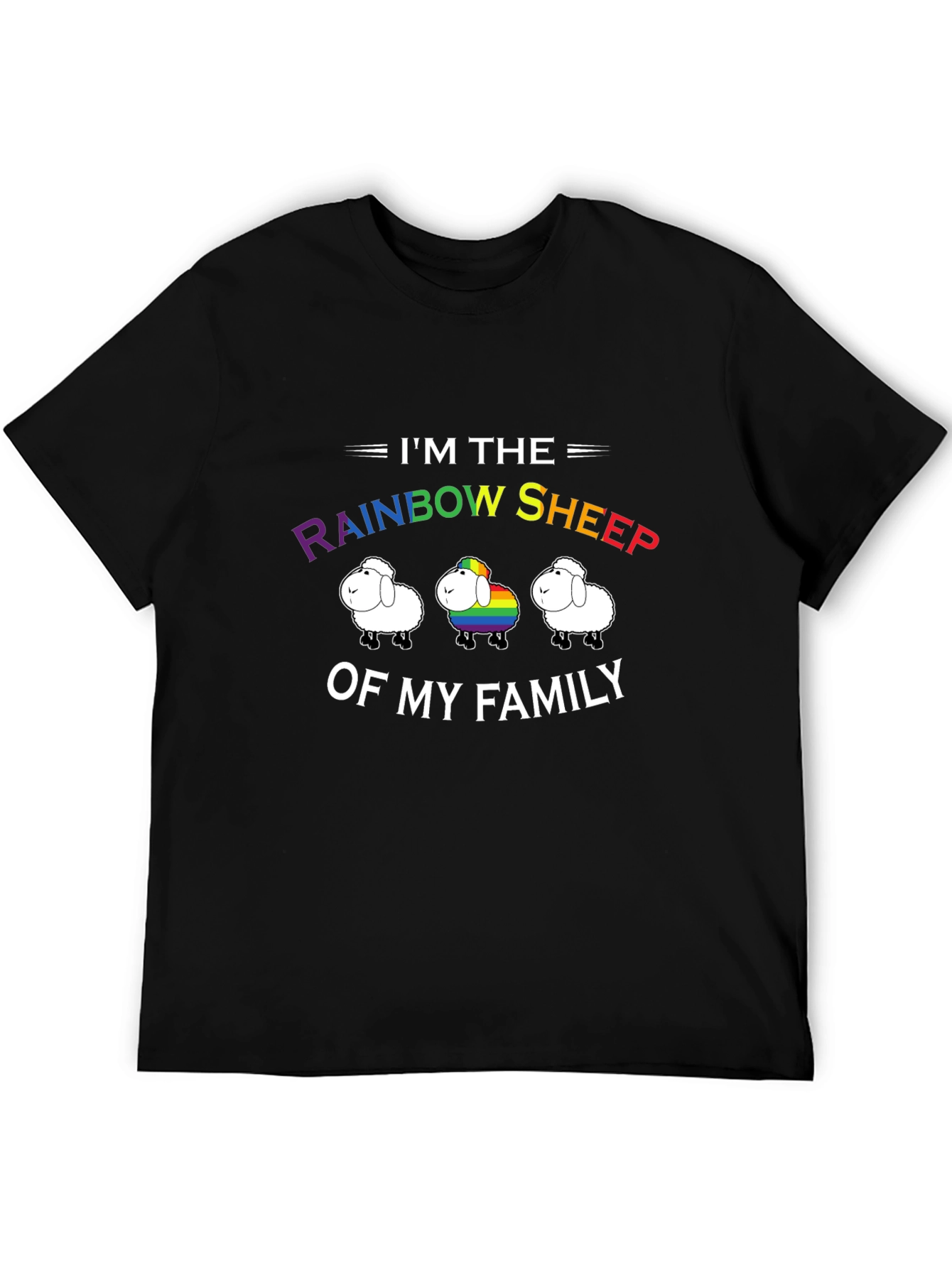 Rainbow Sheep LGBT Pride T-Shirt