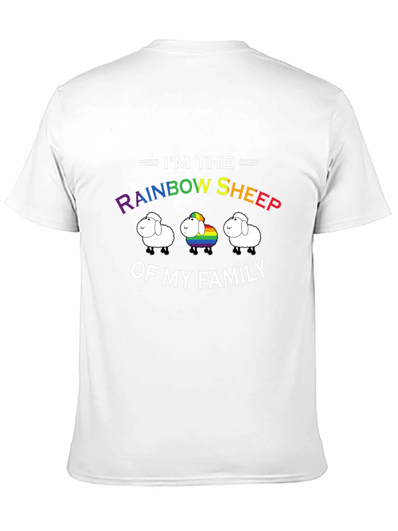 Rainbow Sheep LGBT Pride T-Shirt
