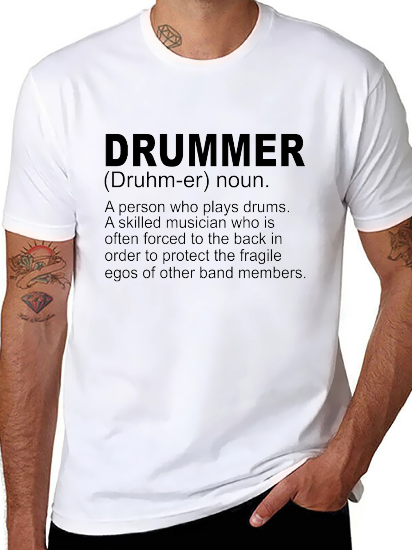 Drummer Definition T-Shirt - Musician Gift