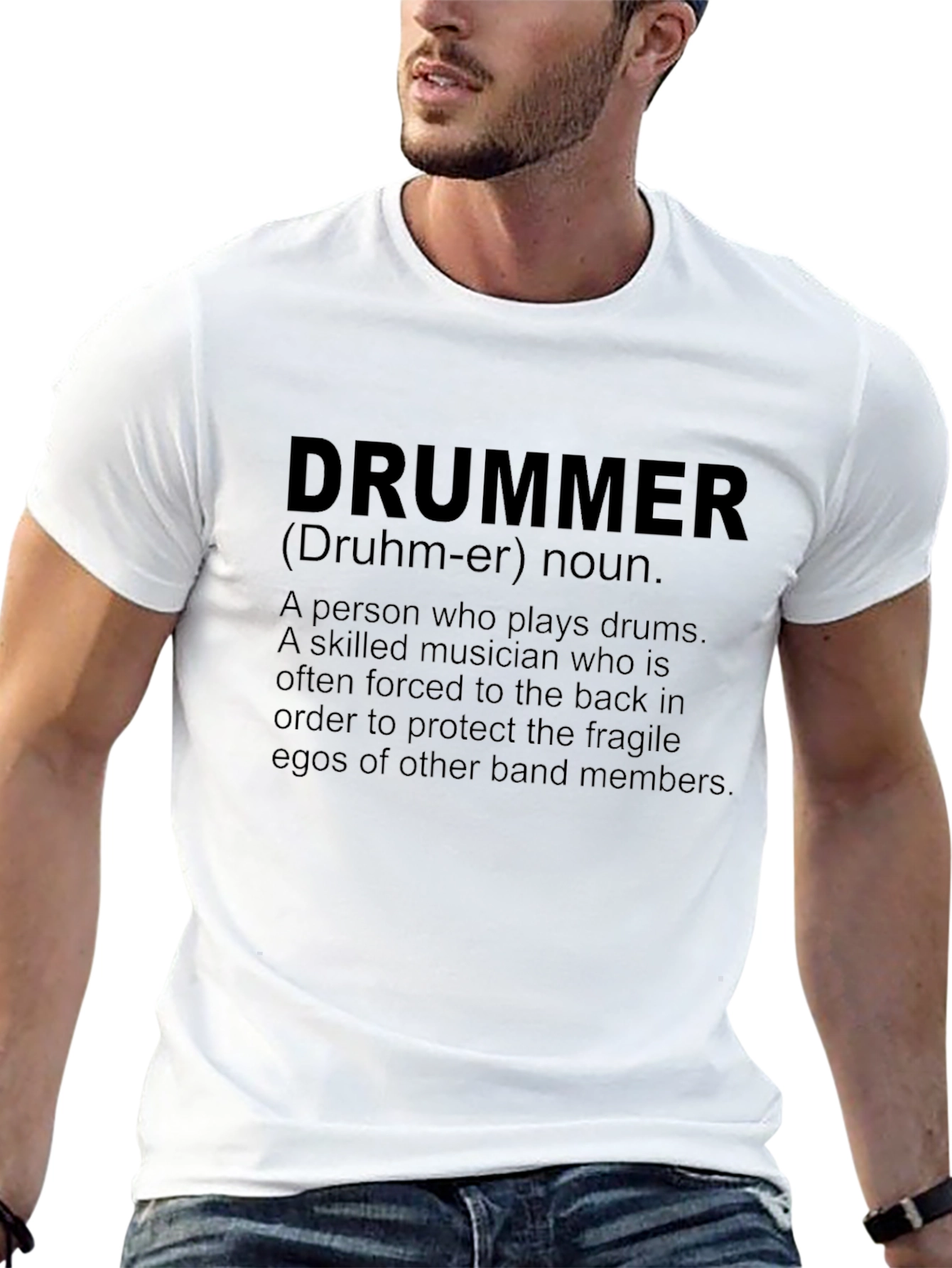 Drummer Definition T-Shirt - Musician Gift