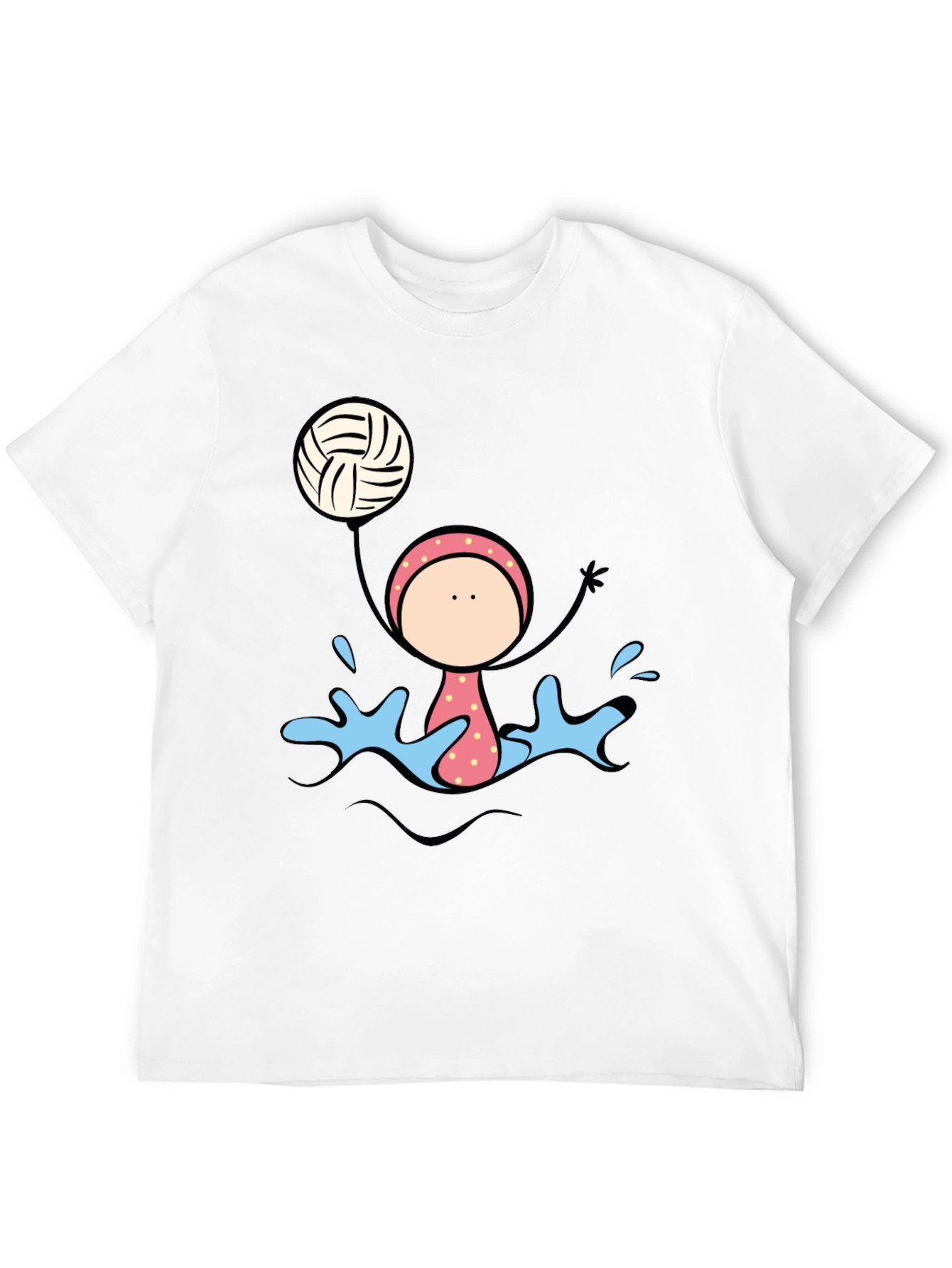 Water Polo Player Graphic Tee