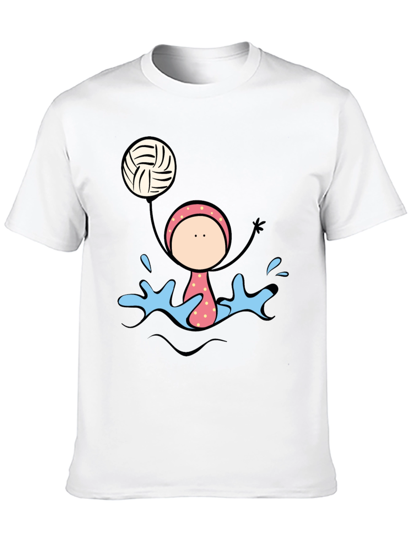 Water Polo Player Graphic Tee