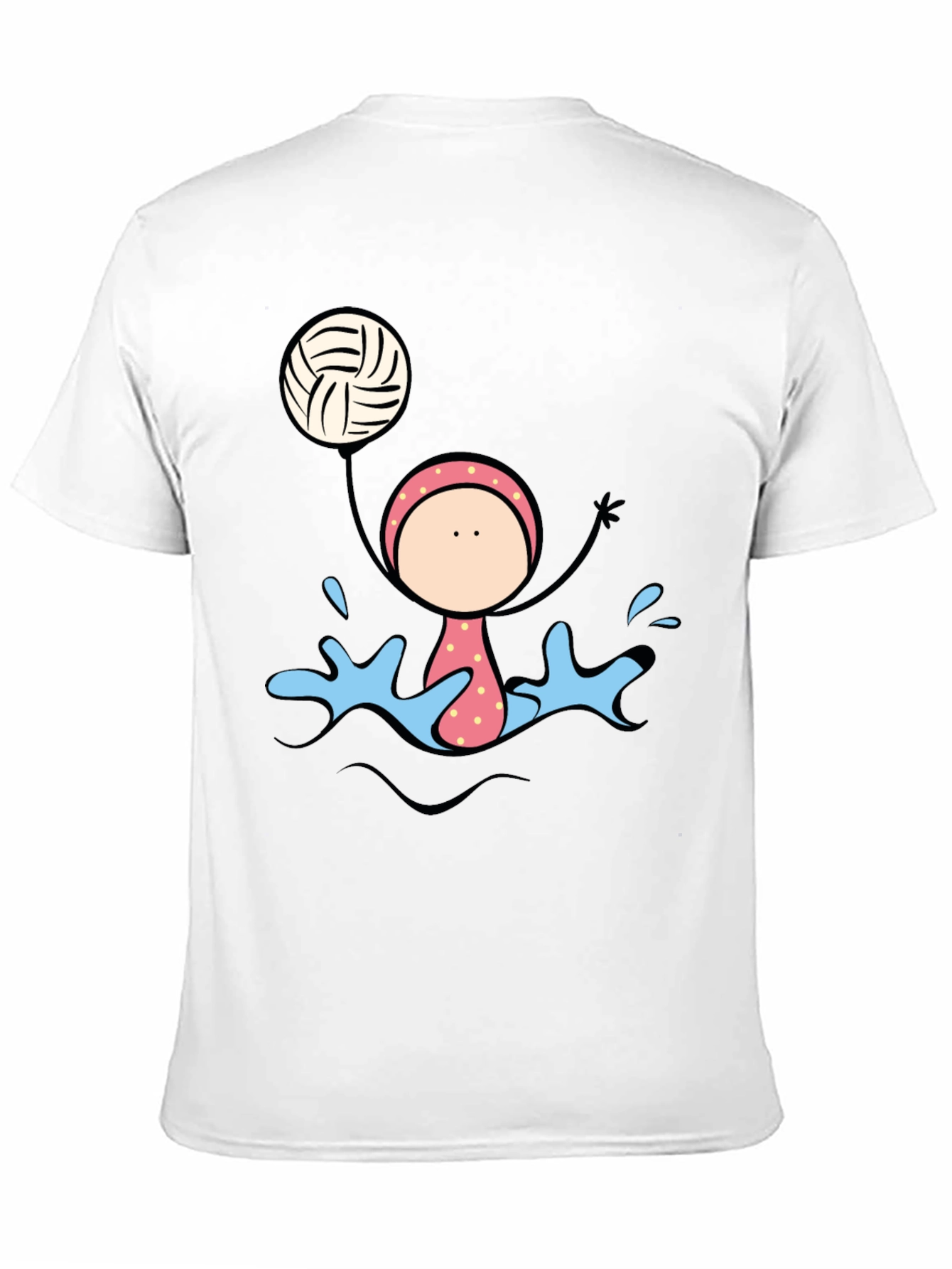 Water Polo Player Graphic Tee