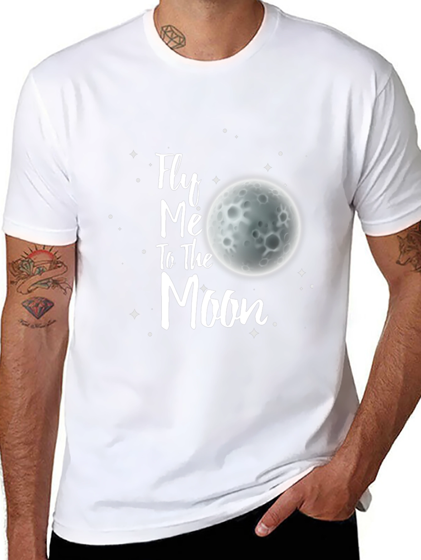 Fly Me To The Moon Graphic T-Shirt