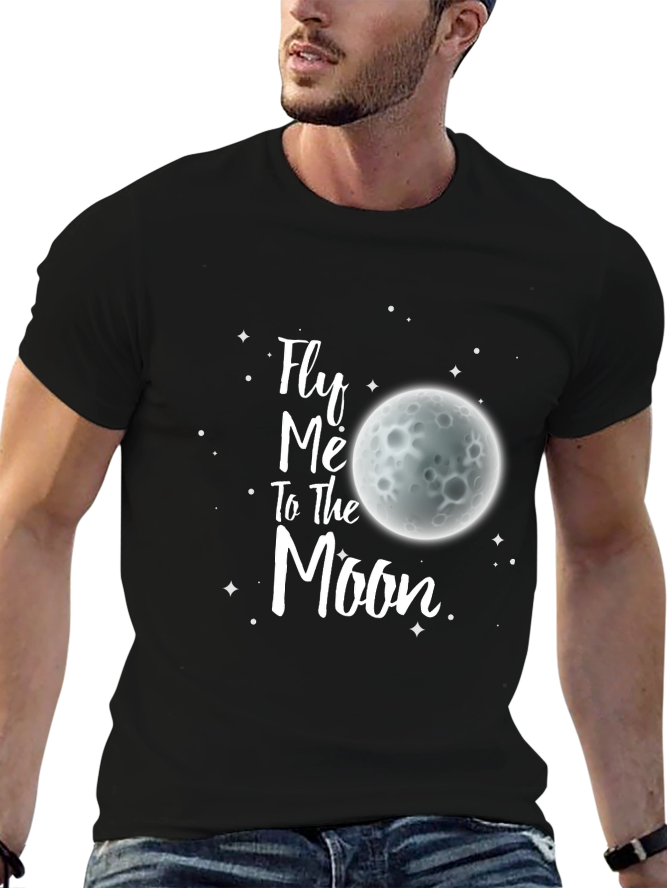 Fly Me To The Moon Graphic T-Shirt