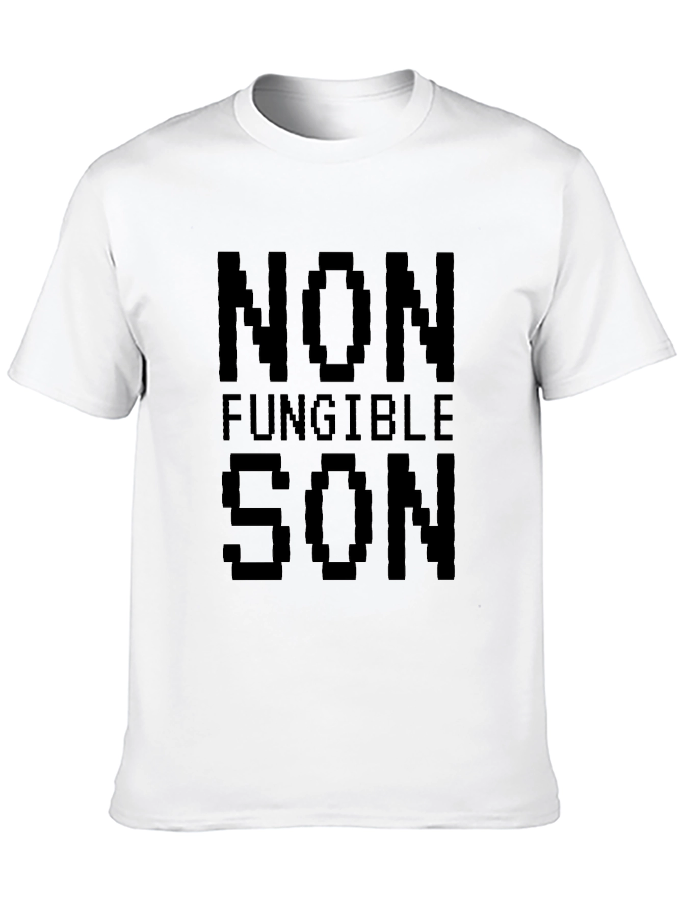 Non Fungible Son Black Graphic Tee