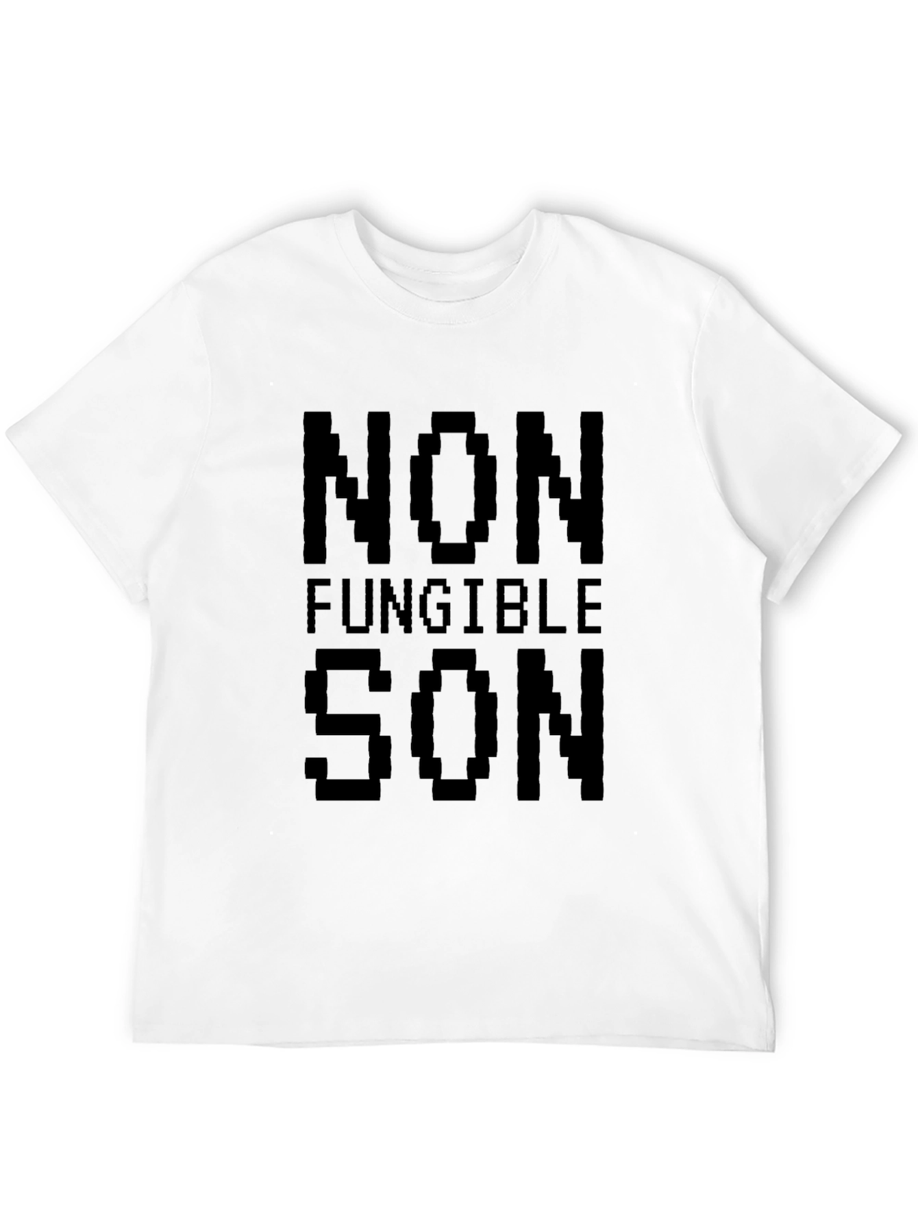 Non Fungible Son Black Graphic Tee