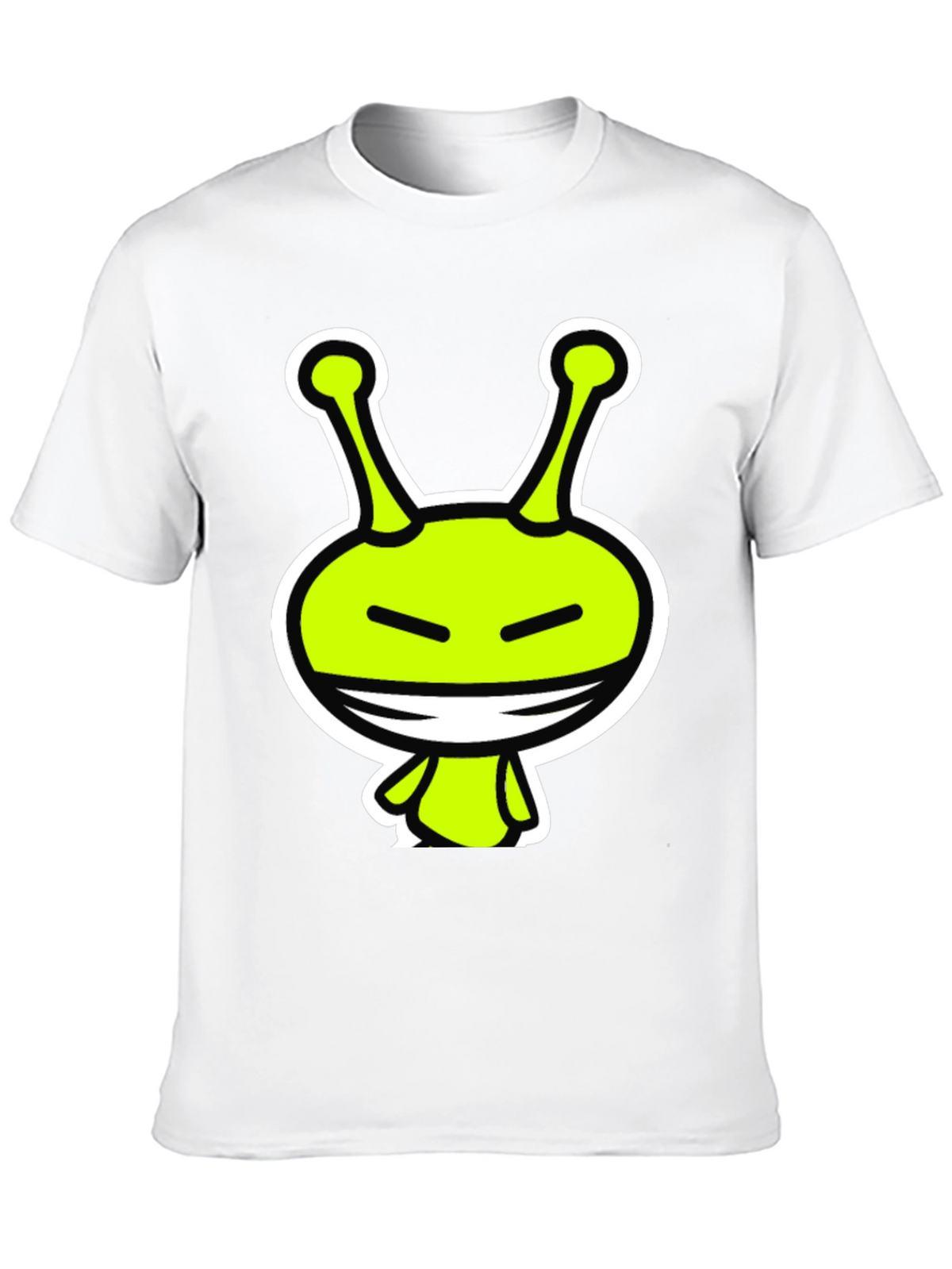 Alien Graphic Tee - Black Crewneck T-Shirt