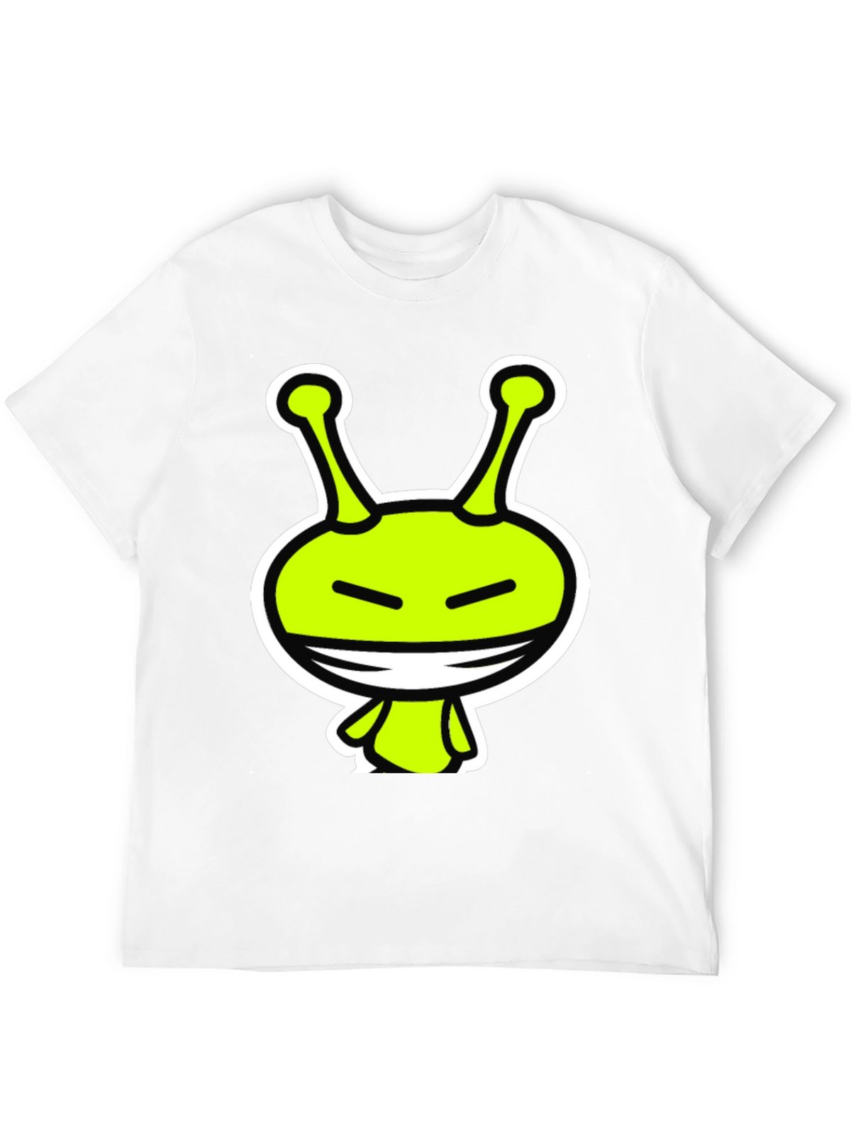 Alien Graphic Tee - Black Crewneck T-Shirt