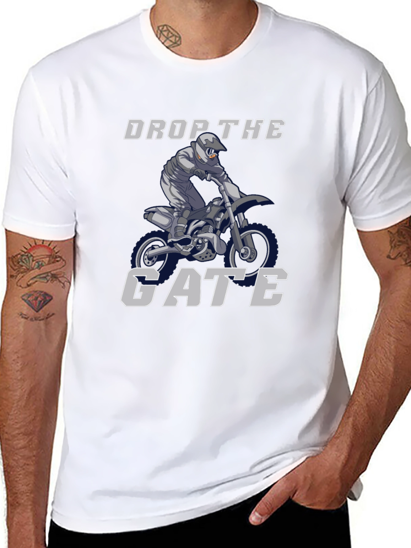Drop the Gate Motocross Graphic T-Shirt