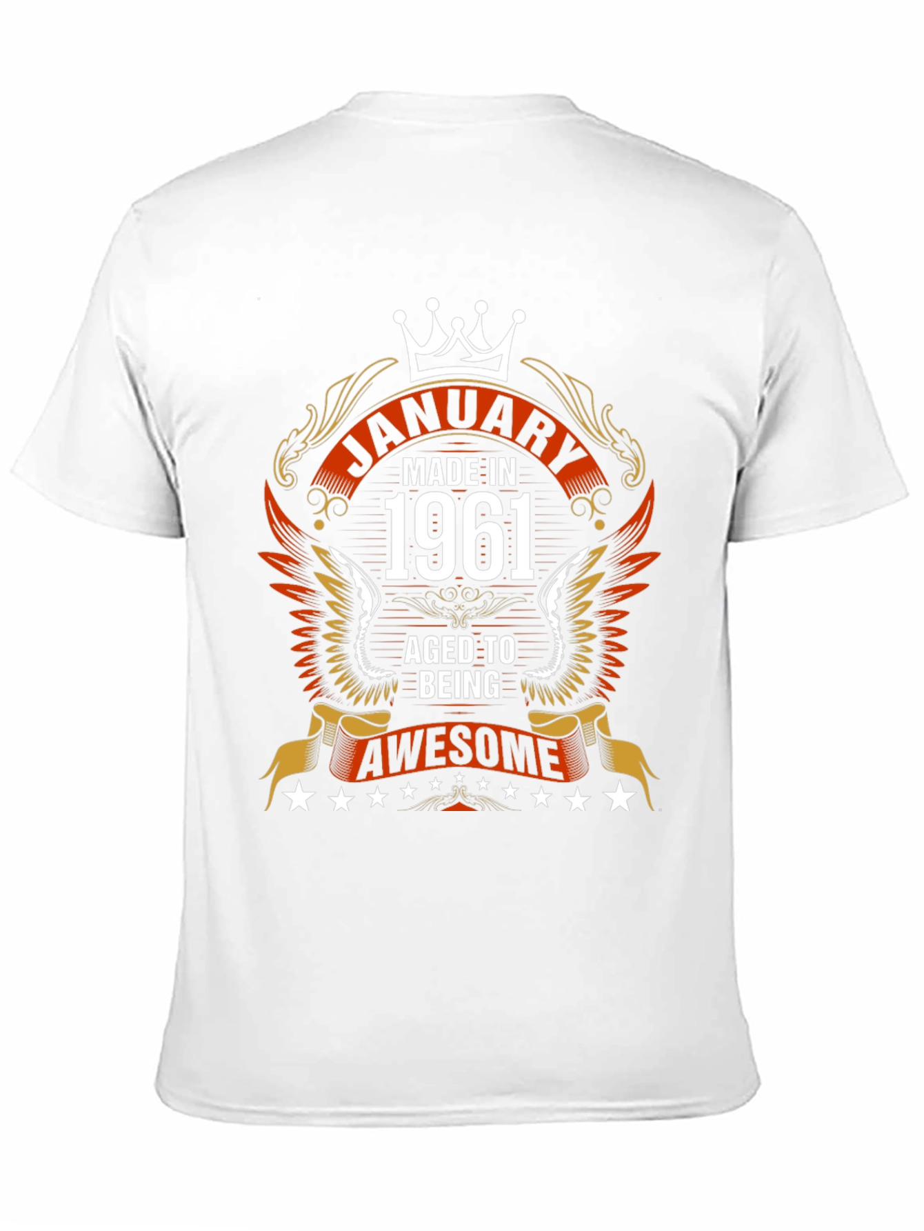 January 1961 Aged to Awesome Graphic Tee
