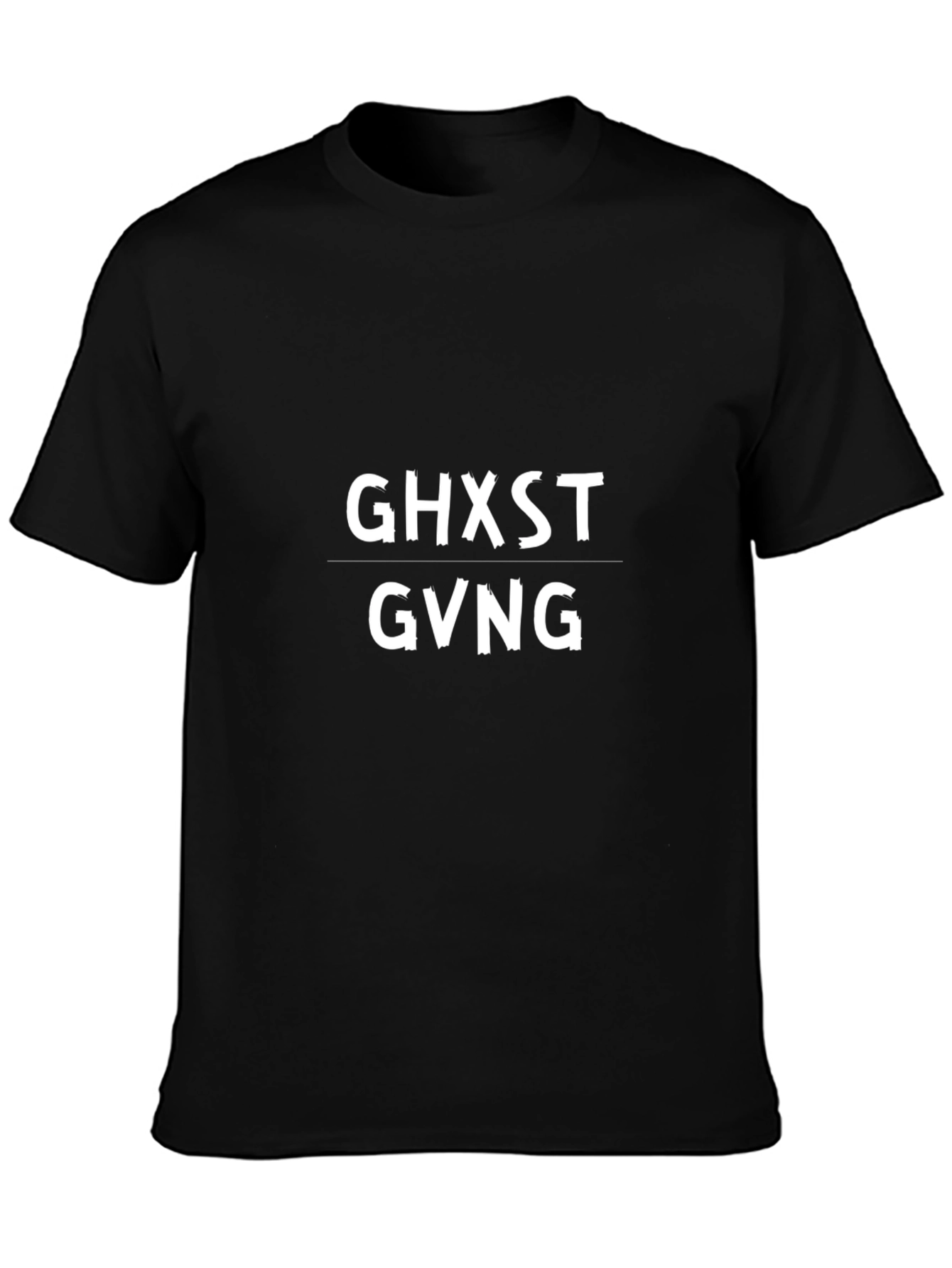 GHXST GVNG Graphic Black T-Shirt