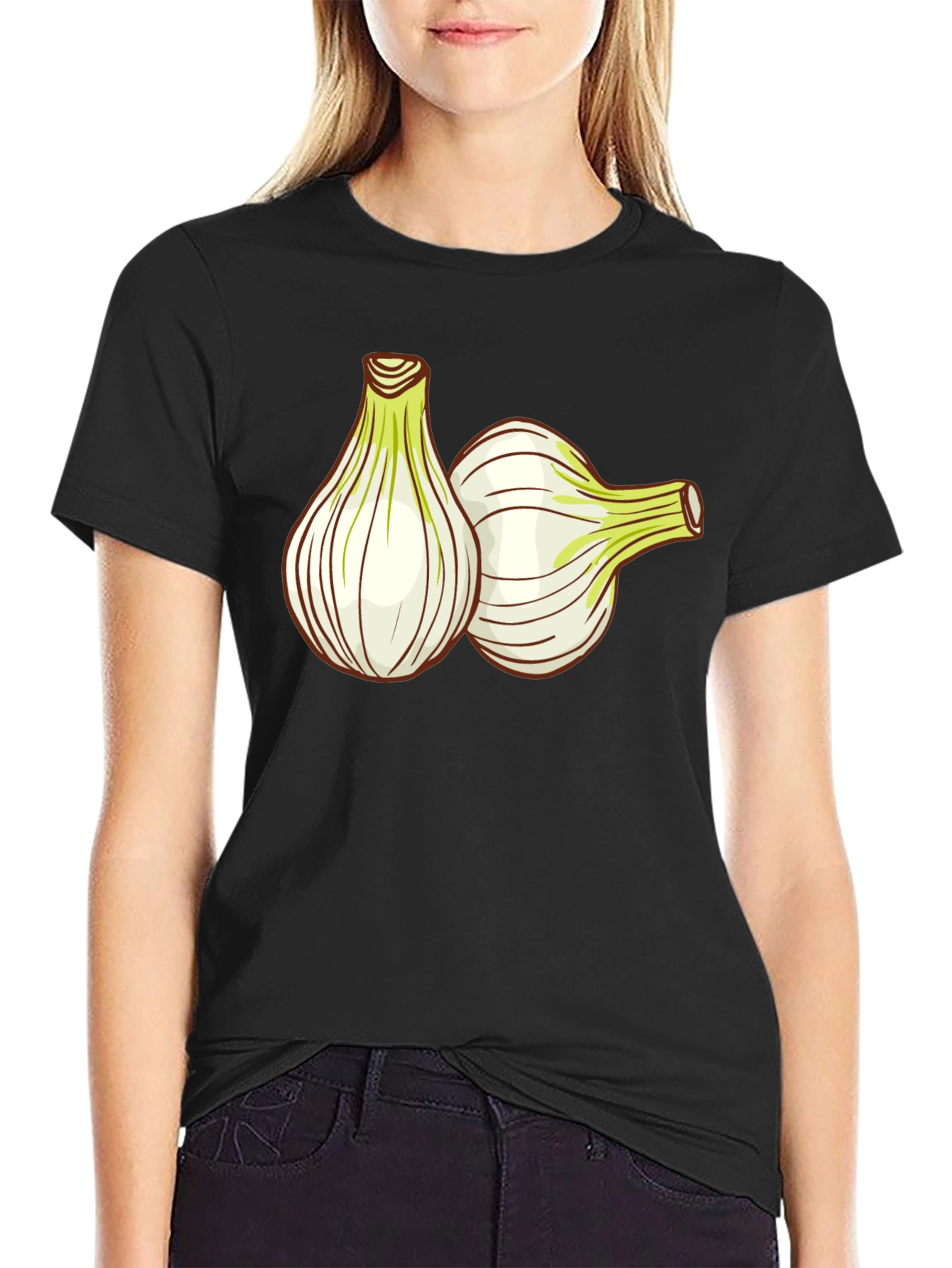 Onion Graphic T-Shirt - Black Cotton Tee