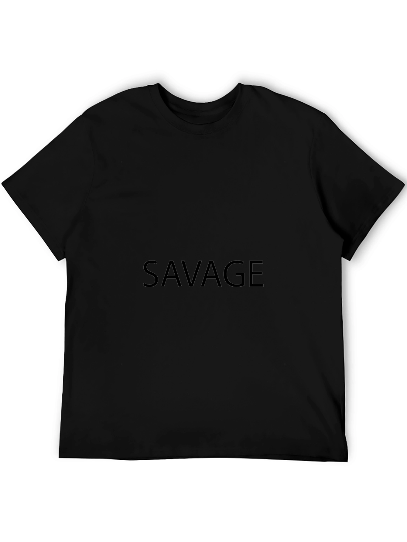 Savage Graphic Black T-Shirt - Modern Style