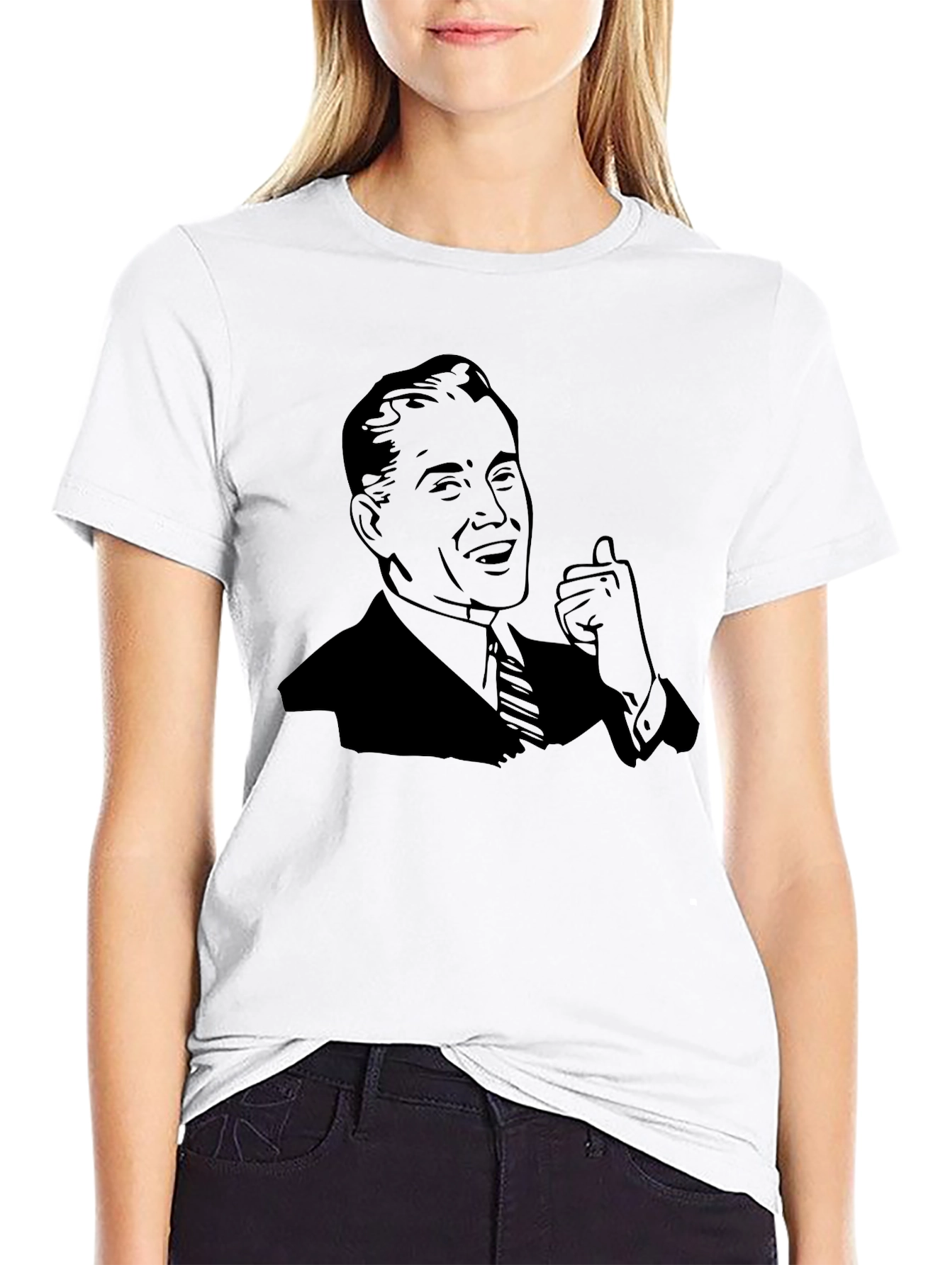 Retro Humor T-Shirt - Black