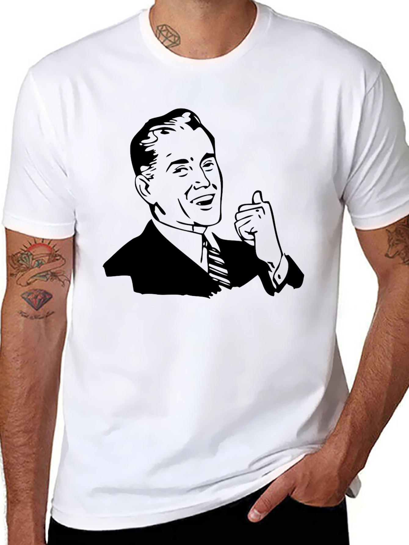 Retro Humor T-Shirt - Black