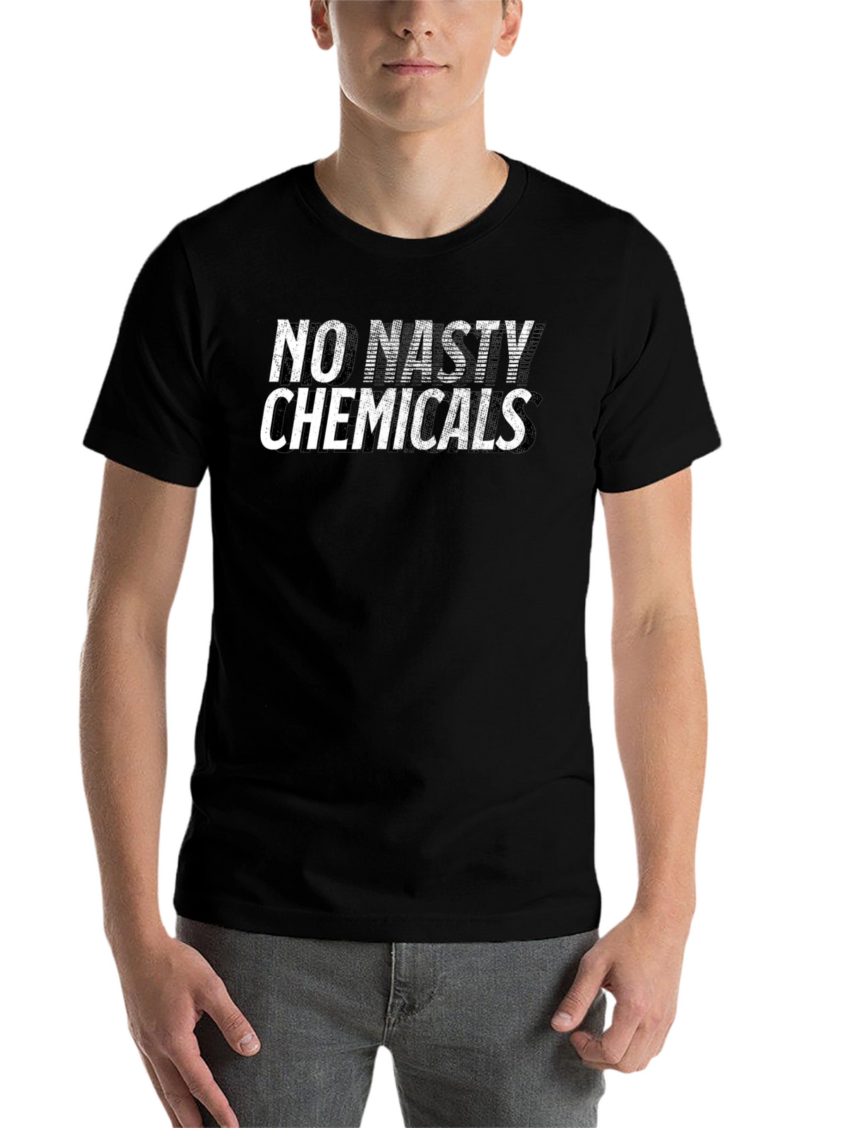 No Nasty Chemicals Graphic T-Shirt - Black